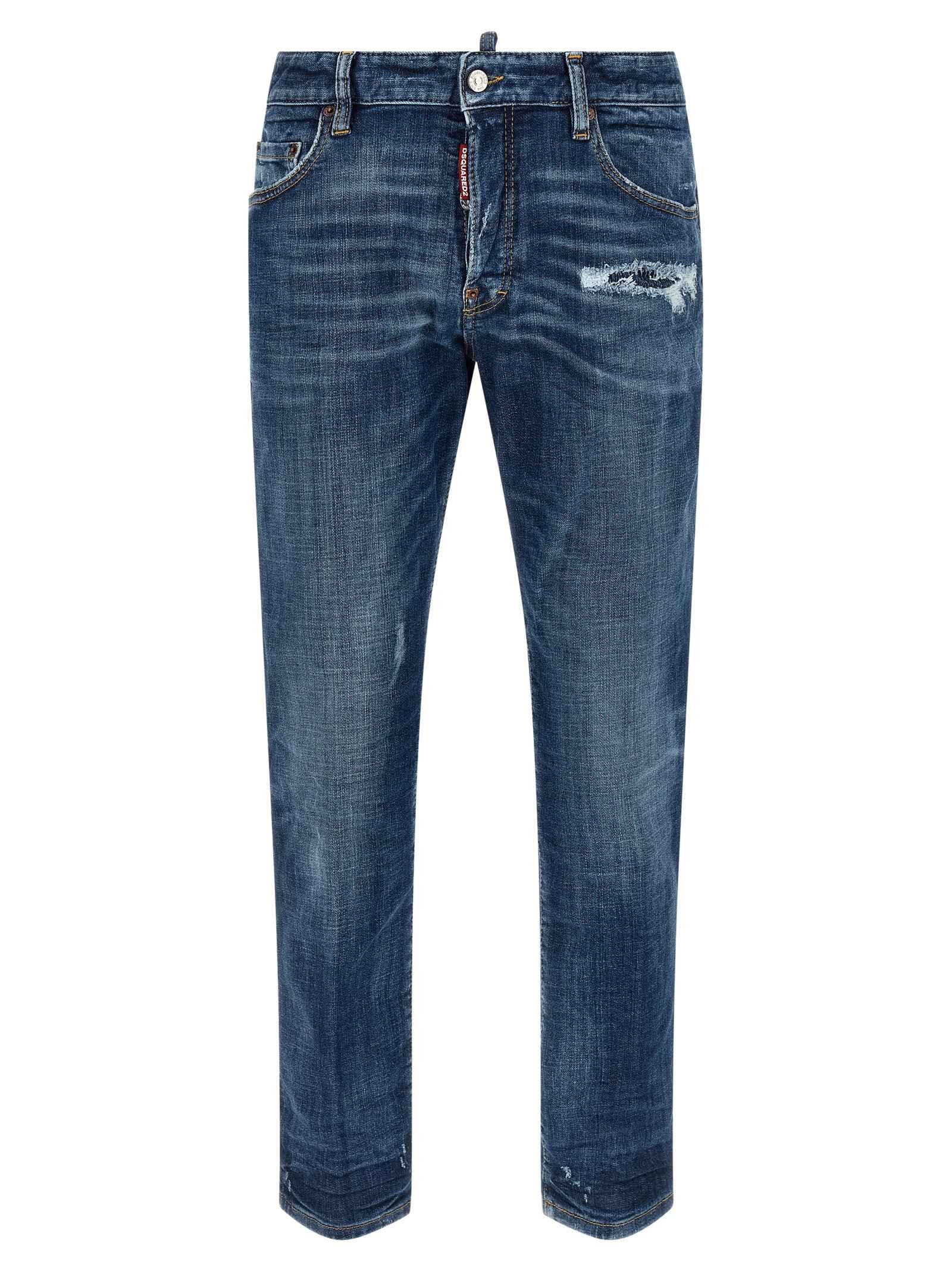 Dsquared² Blue Cotton Jeans Denim