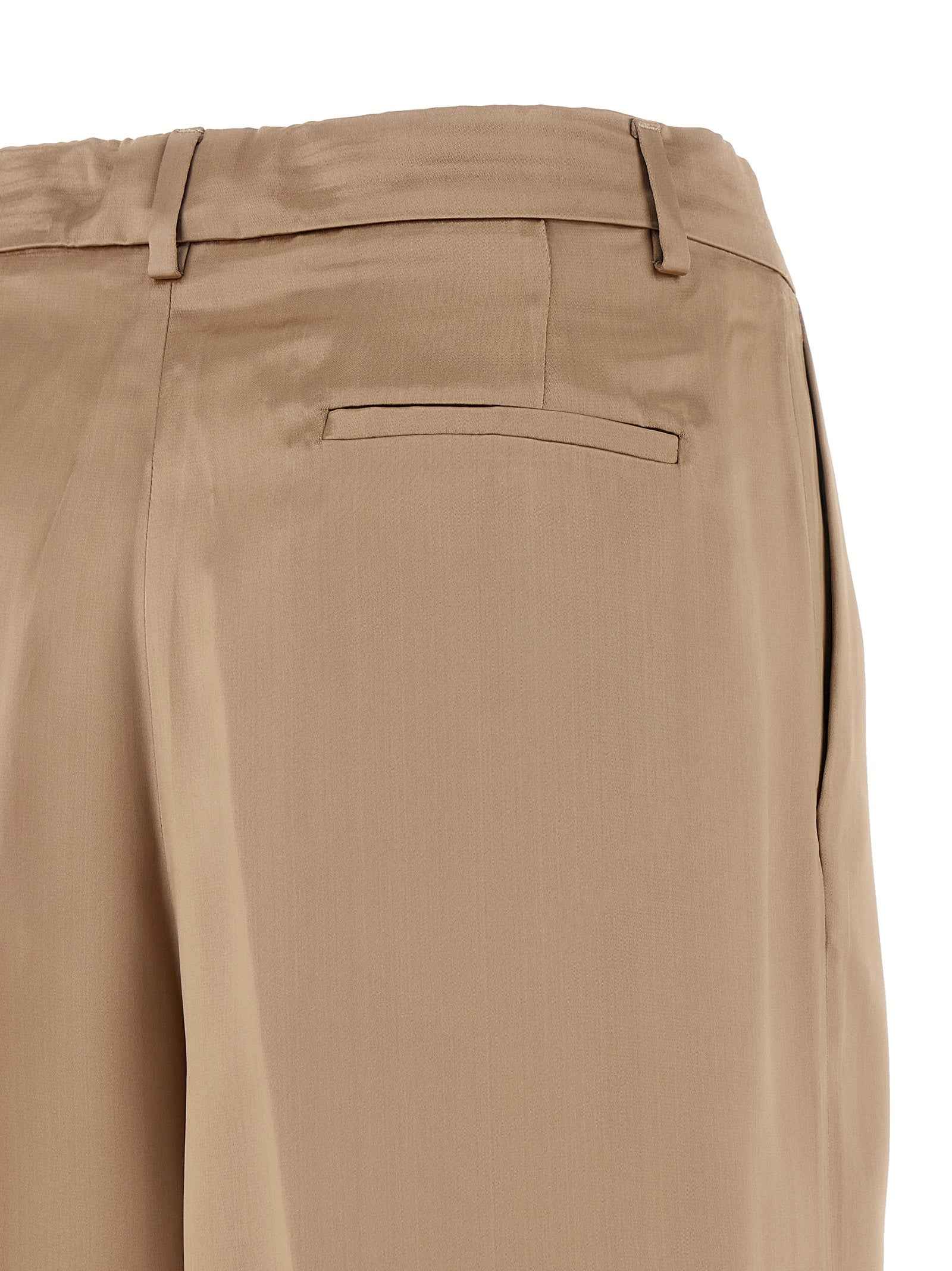 Fabiana Filippi Beige Viscose Casual Pants