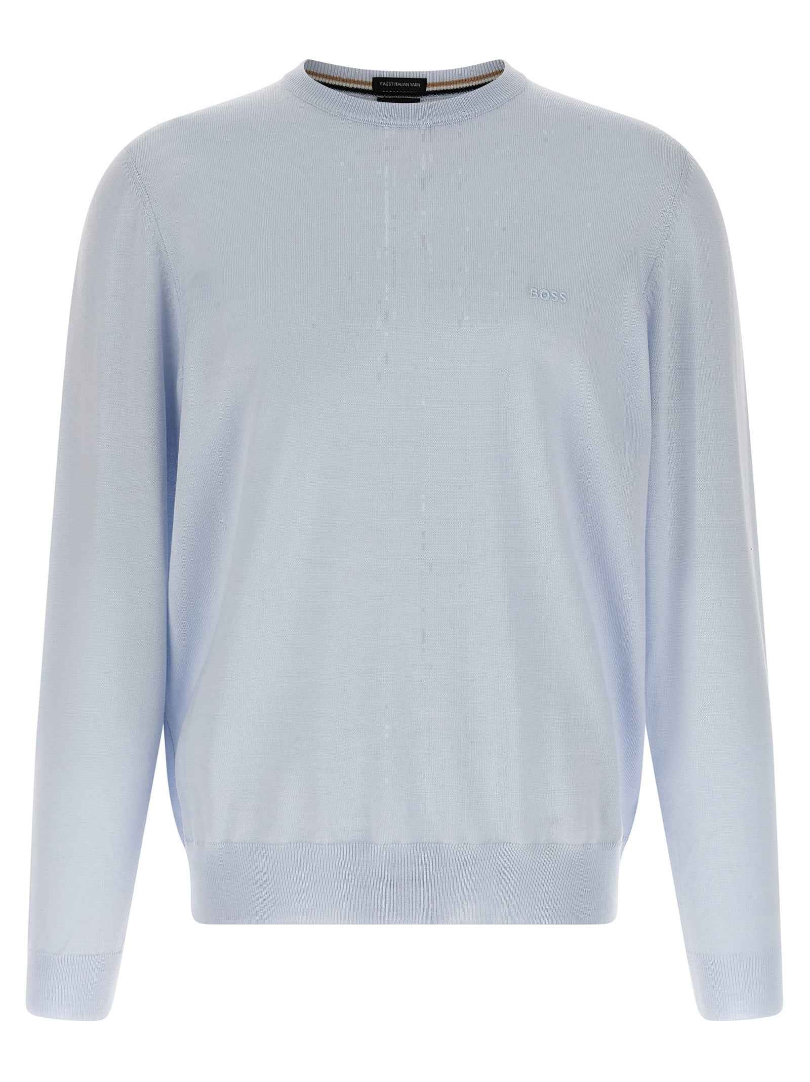 Hugo Boss Blue Virgin Wool Cardigan