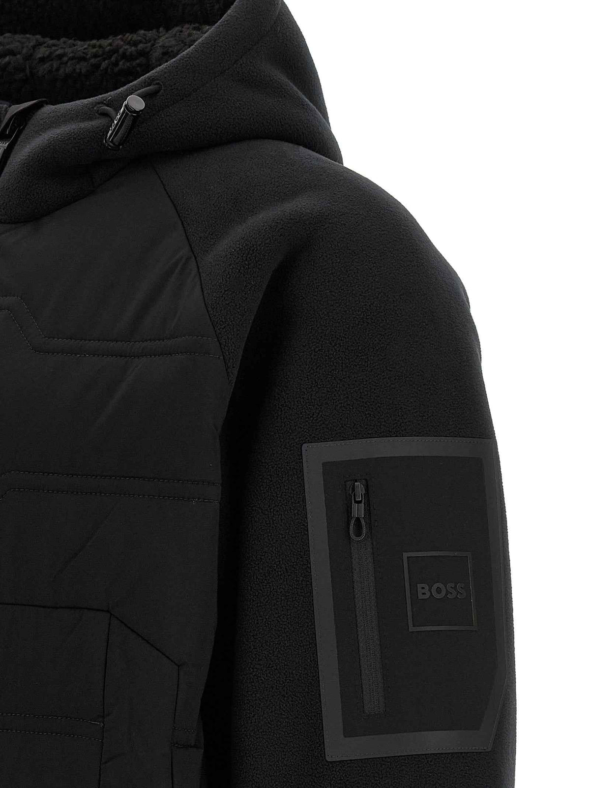 Hugo Boss Black Polyester Shell Jacket