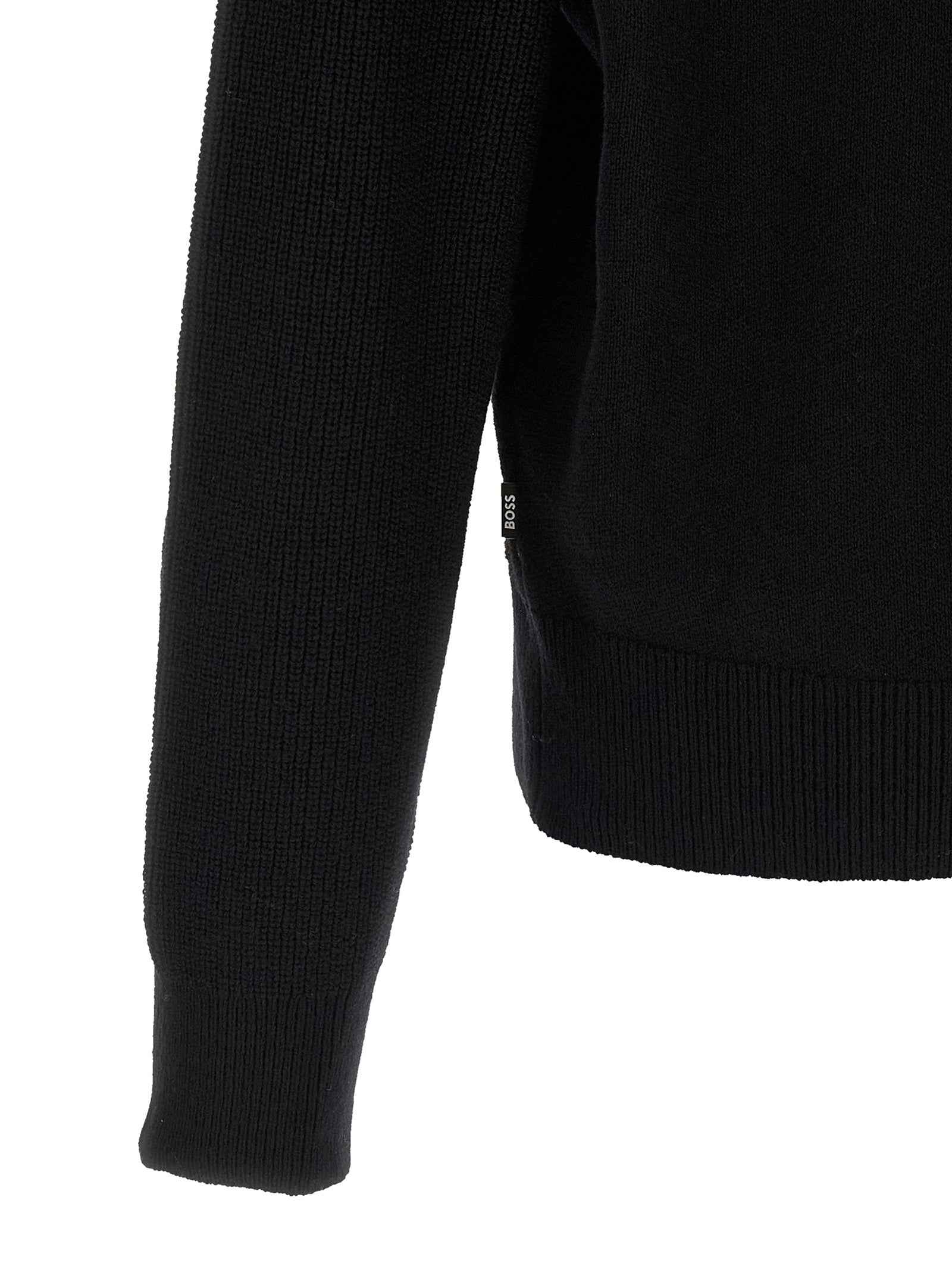 Hugo Boss Black Virgin Wool Cardigan