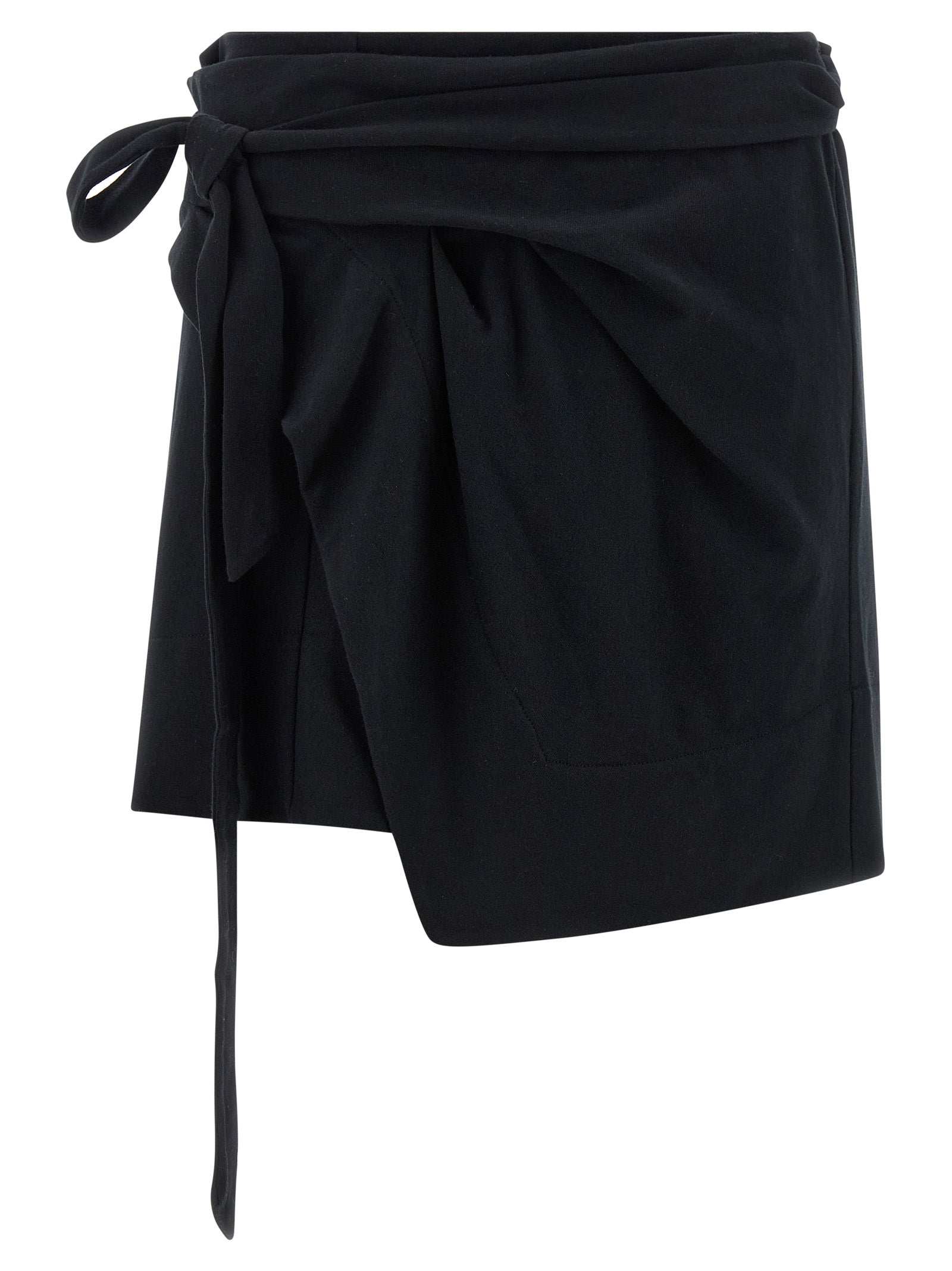 Isabel Marant Black Cotton Long Skirt
