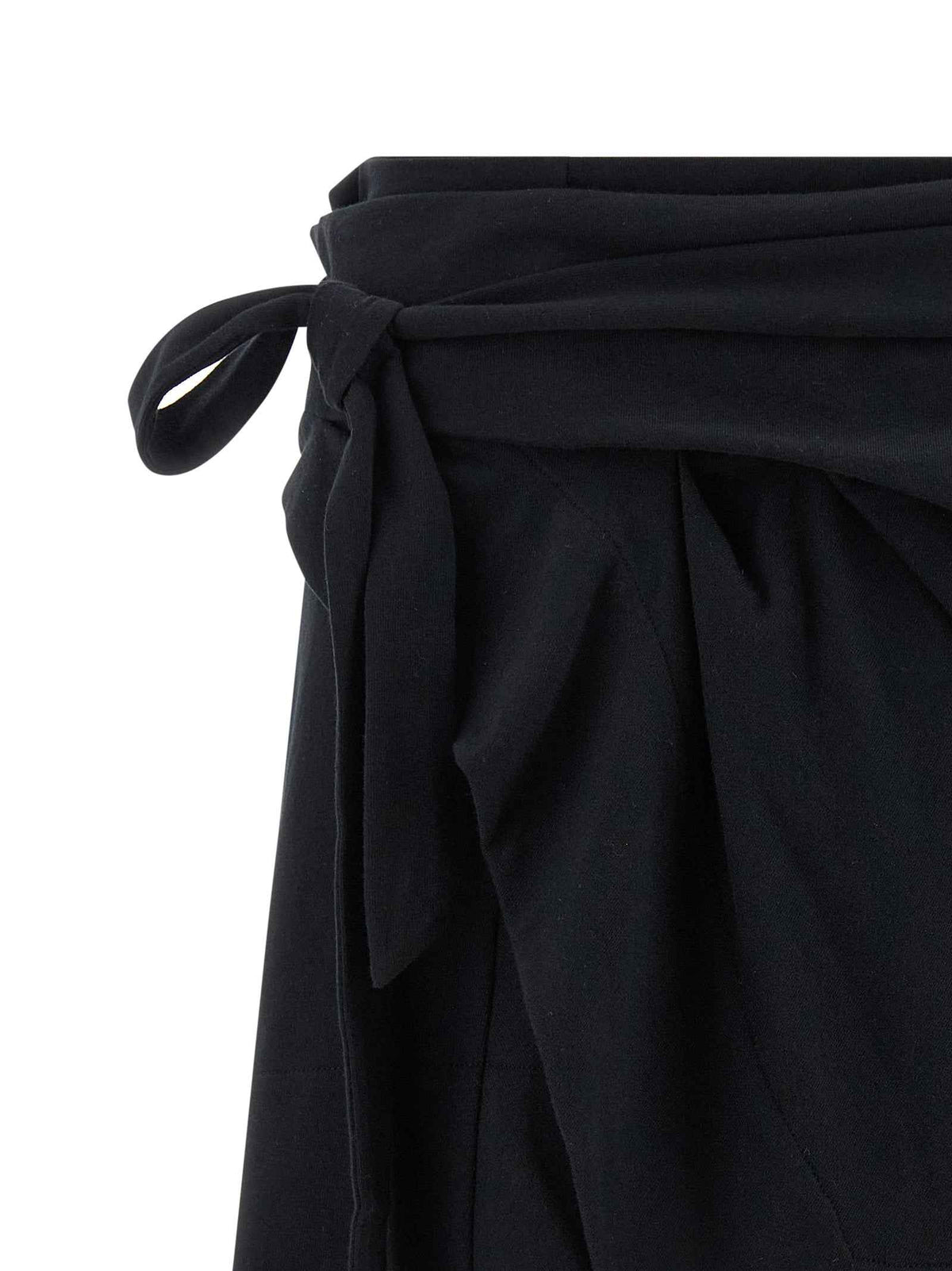 Isabel Marant Black Cotton Long Skirt