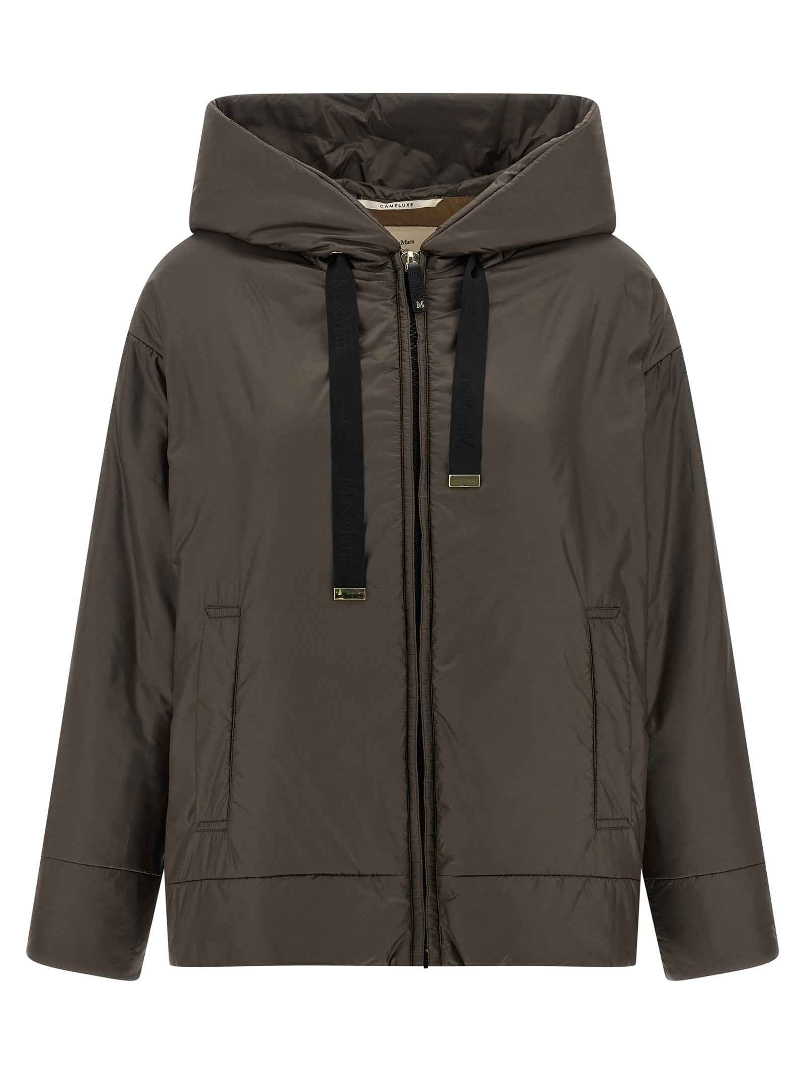 Max Mara Brown Polyester Shell Jacket