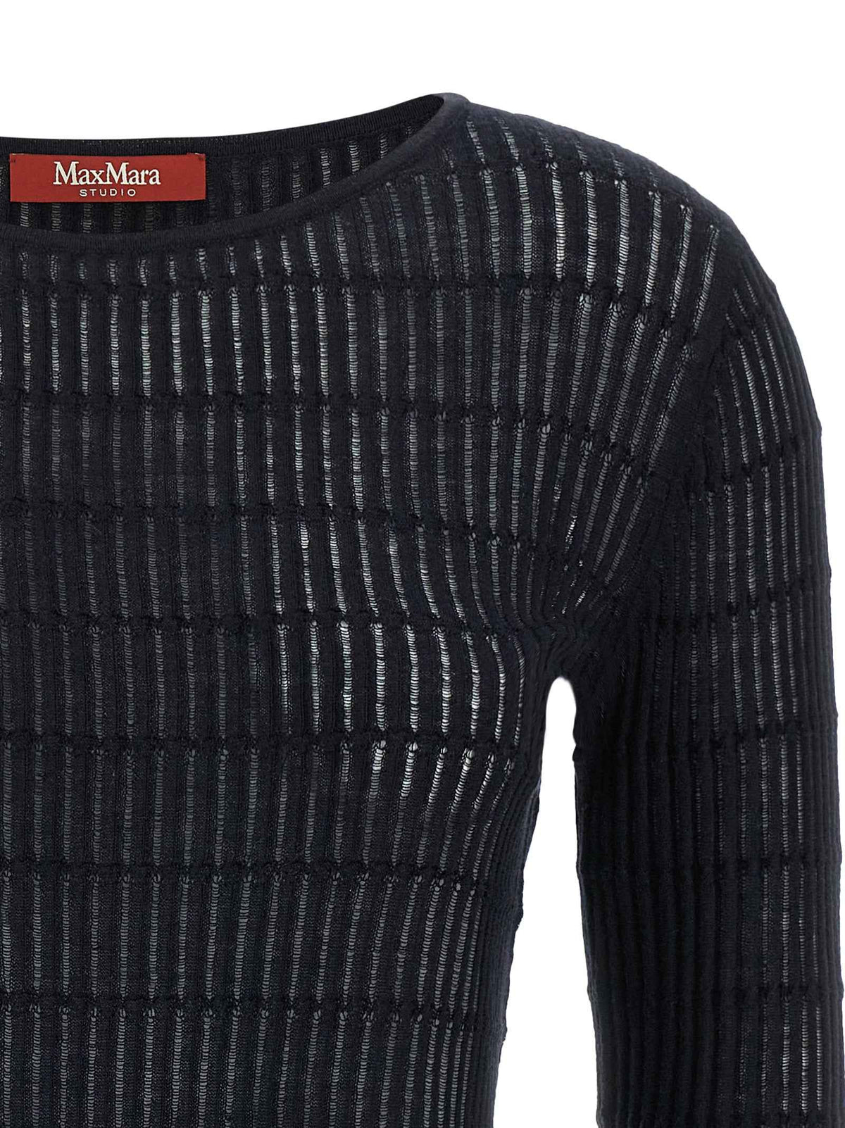 Max Mara Blue Silk Cardigan