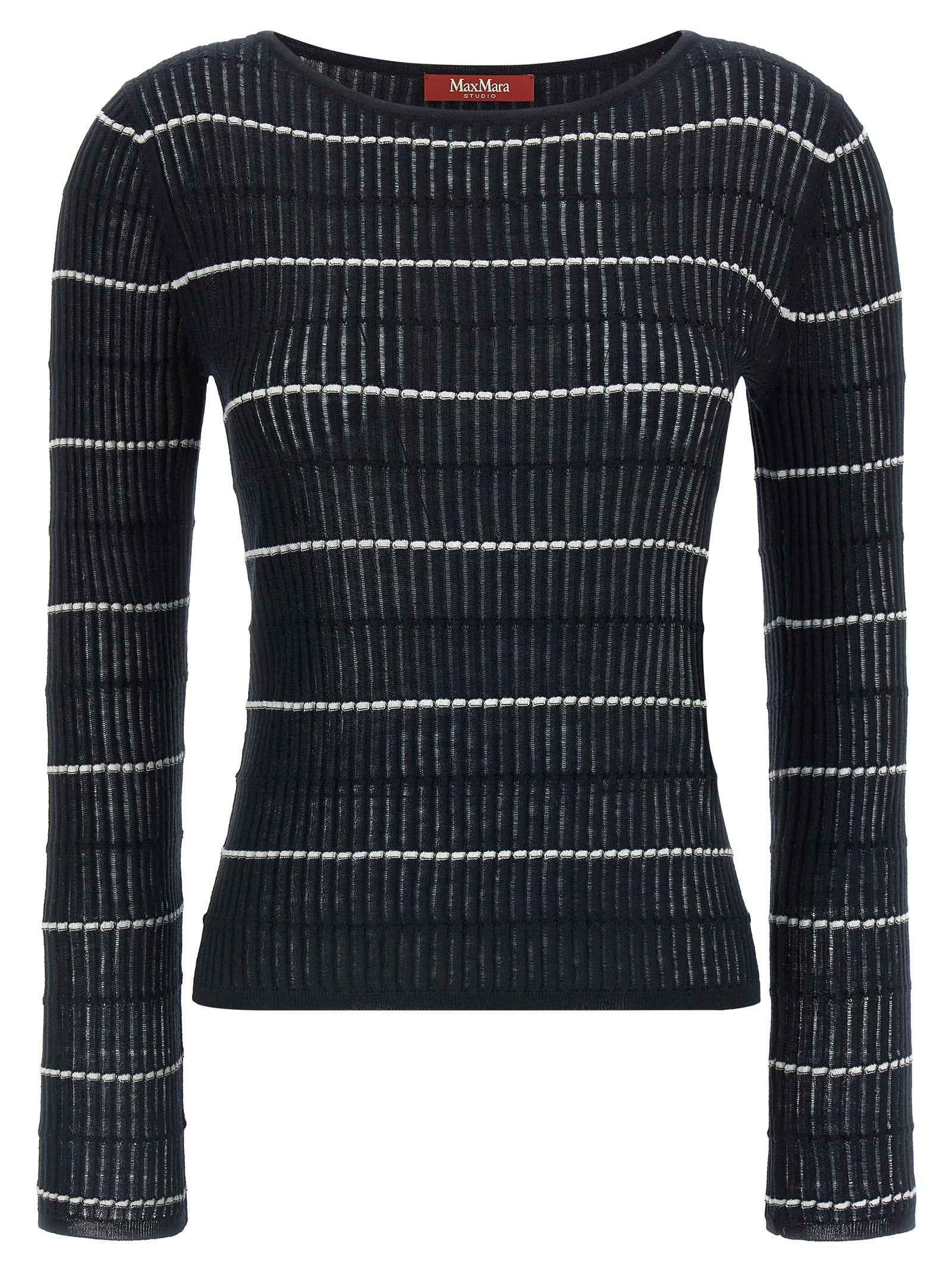 Max Mara Blue Silk Cardigan