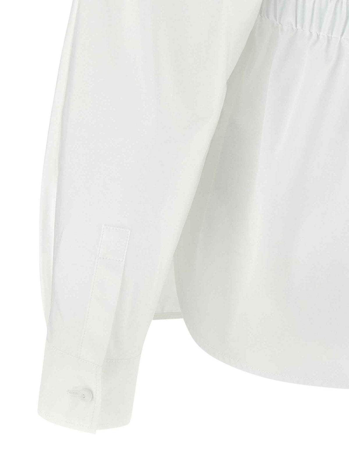 Max Mara White Cotton Blouse