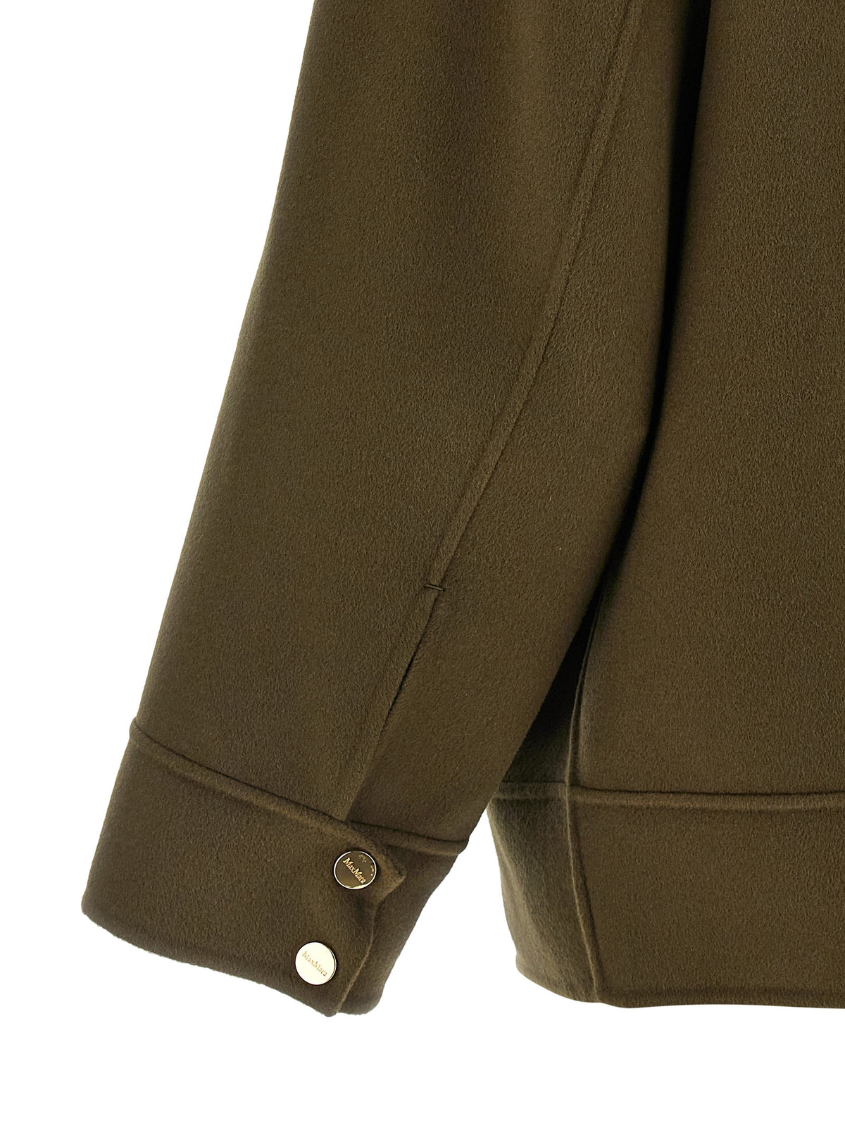 Max Mara Bicolor Virgin Wool Coat