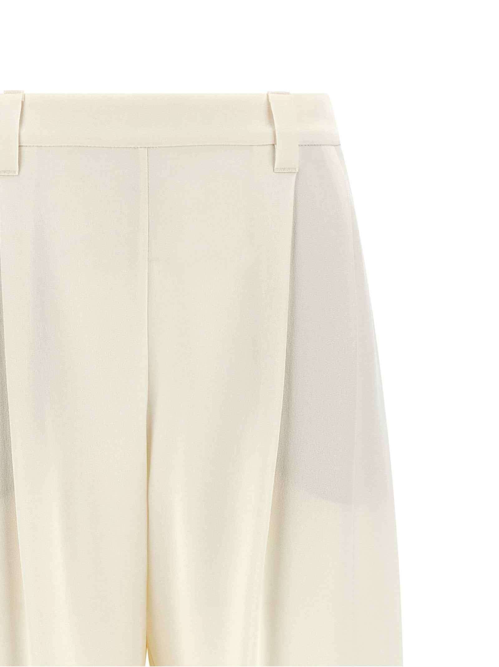 Brunello Cucinelli Beige Viscose Casual Pants