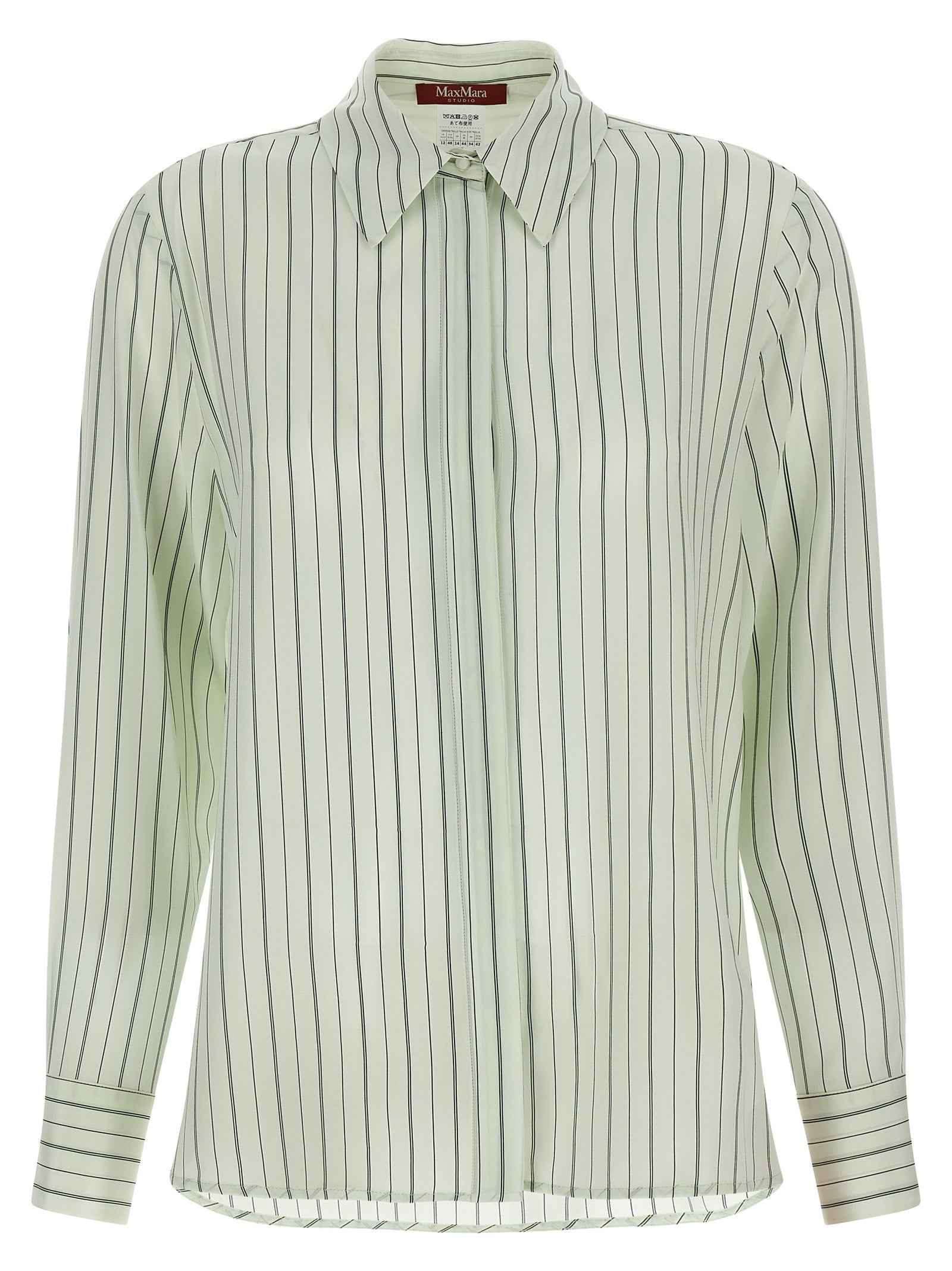 Max Mara Bicolor Silk Blouse