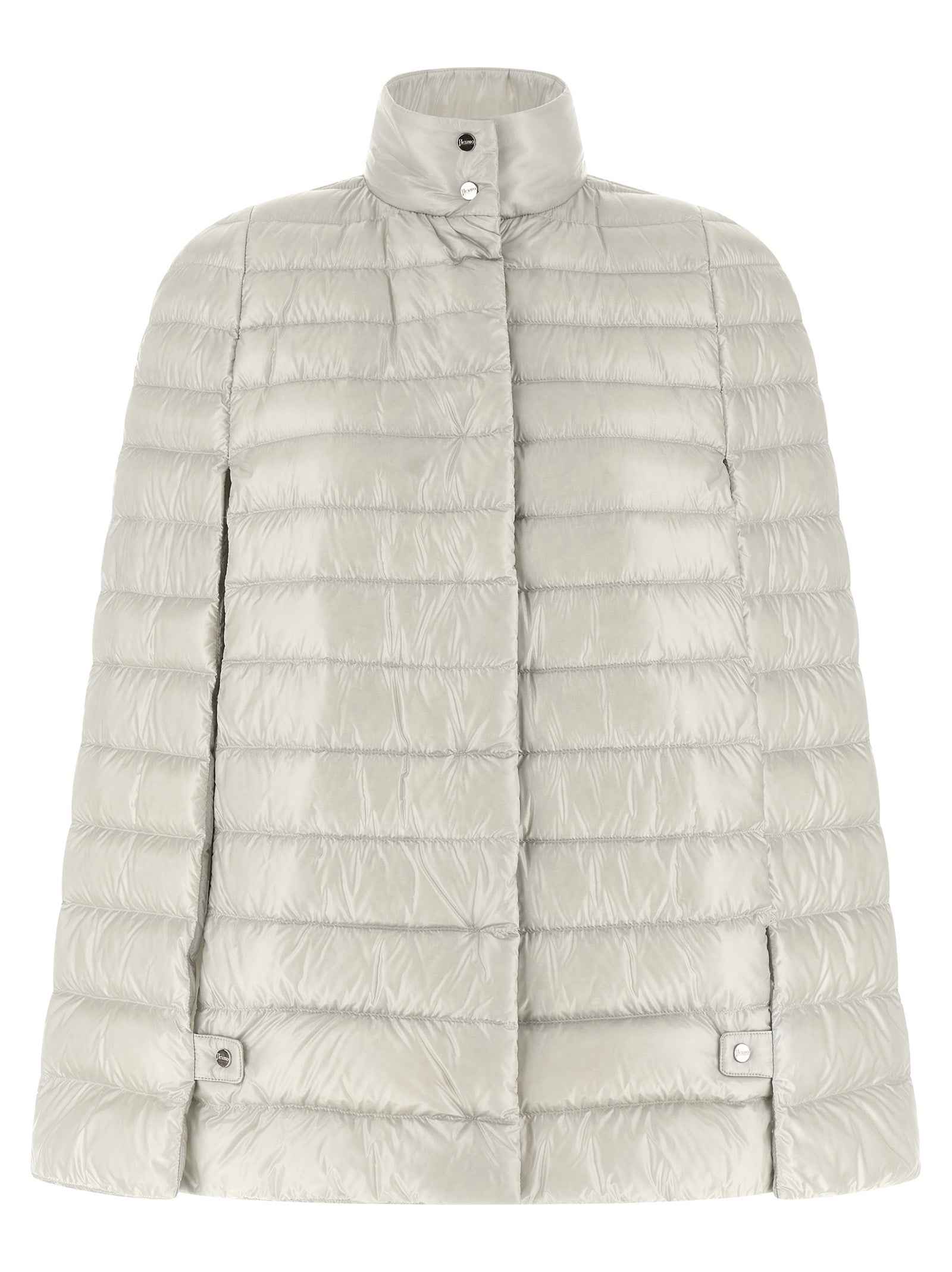 Herno Gray Polyamide Full-Length Jacket