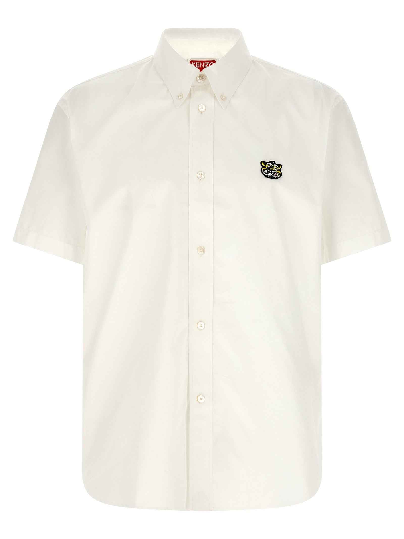 Kenzo White Cotton Blouse