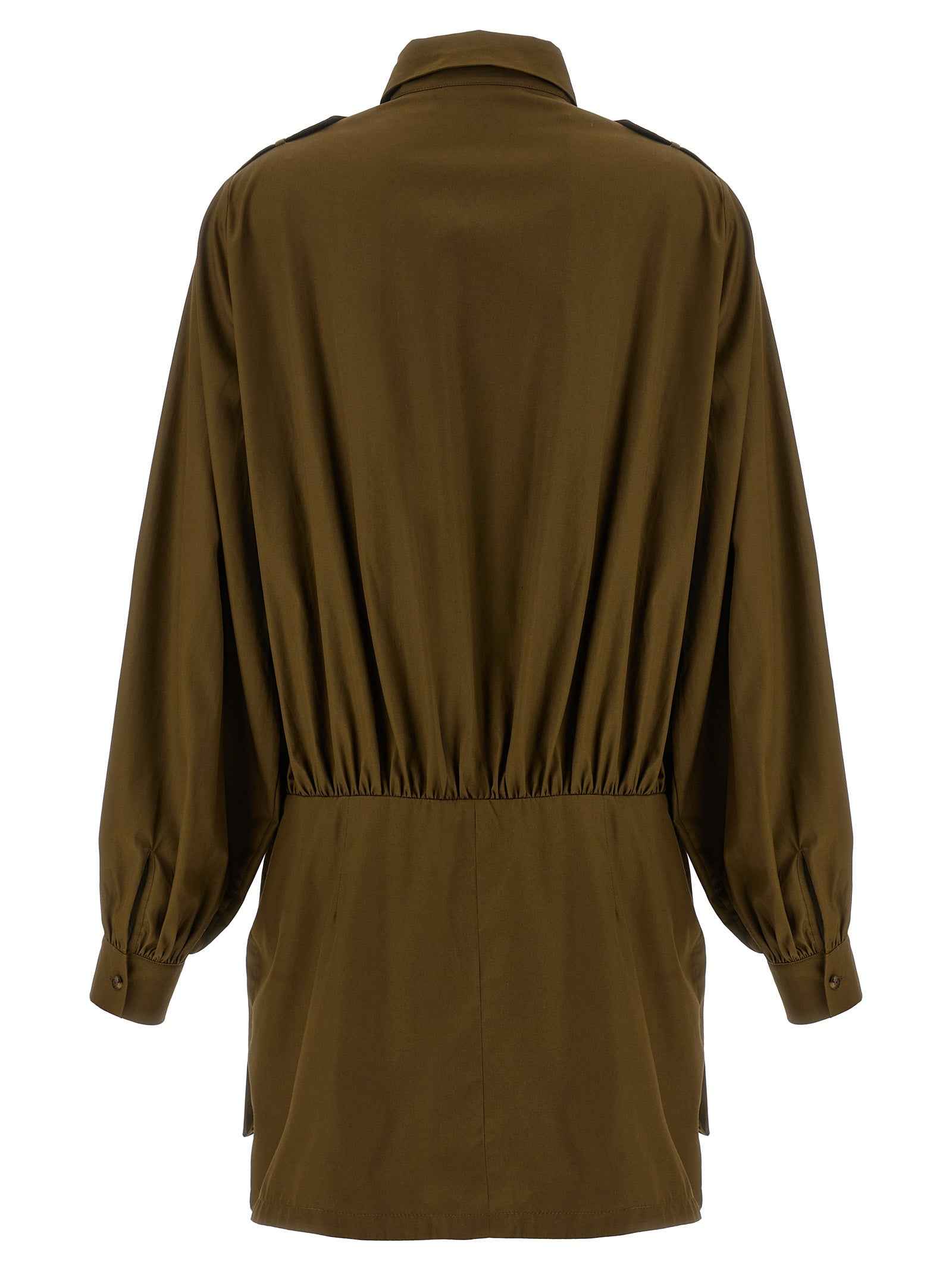 7 For All Mankind Brown Cotton Short Dress