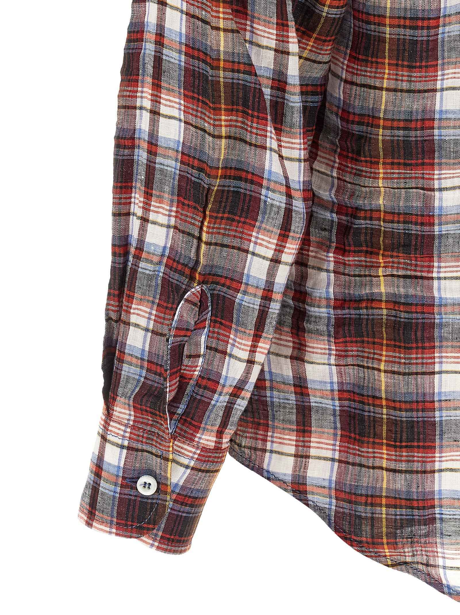 Dsquared² Multicolor Linen Blouse