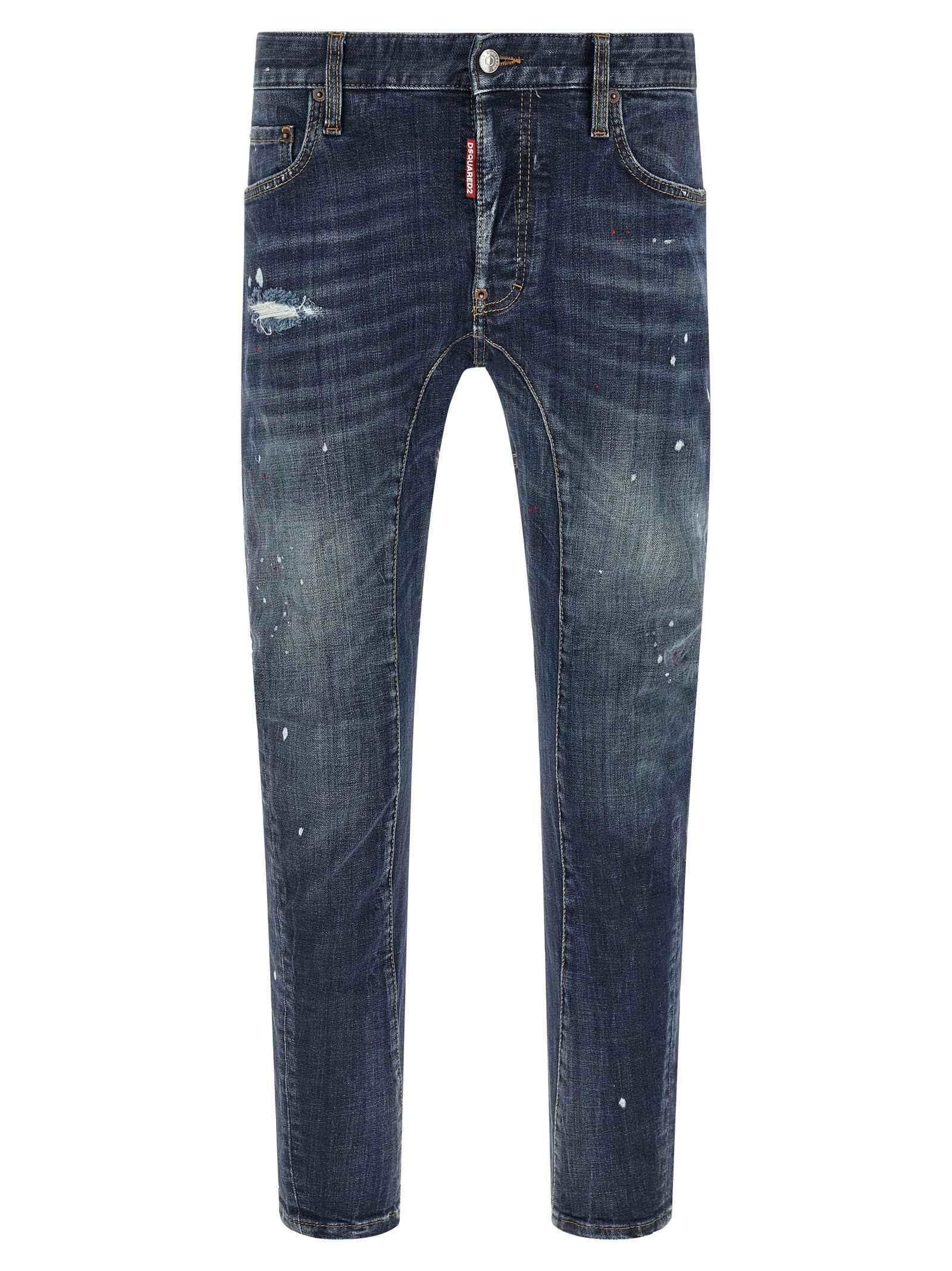 Dsquared² Blue Cotton Jeans Denim