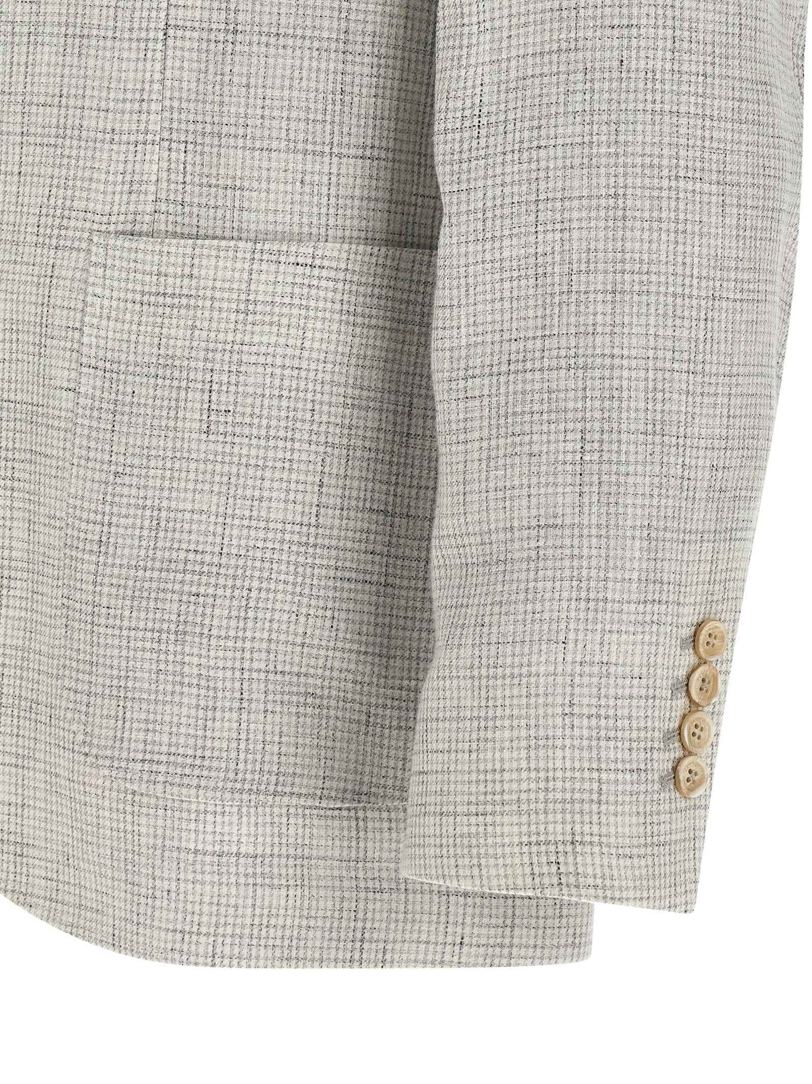 Brunello Cucinelli White Linen Blazer