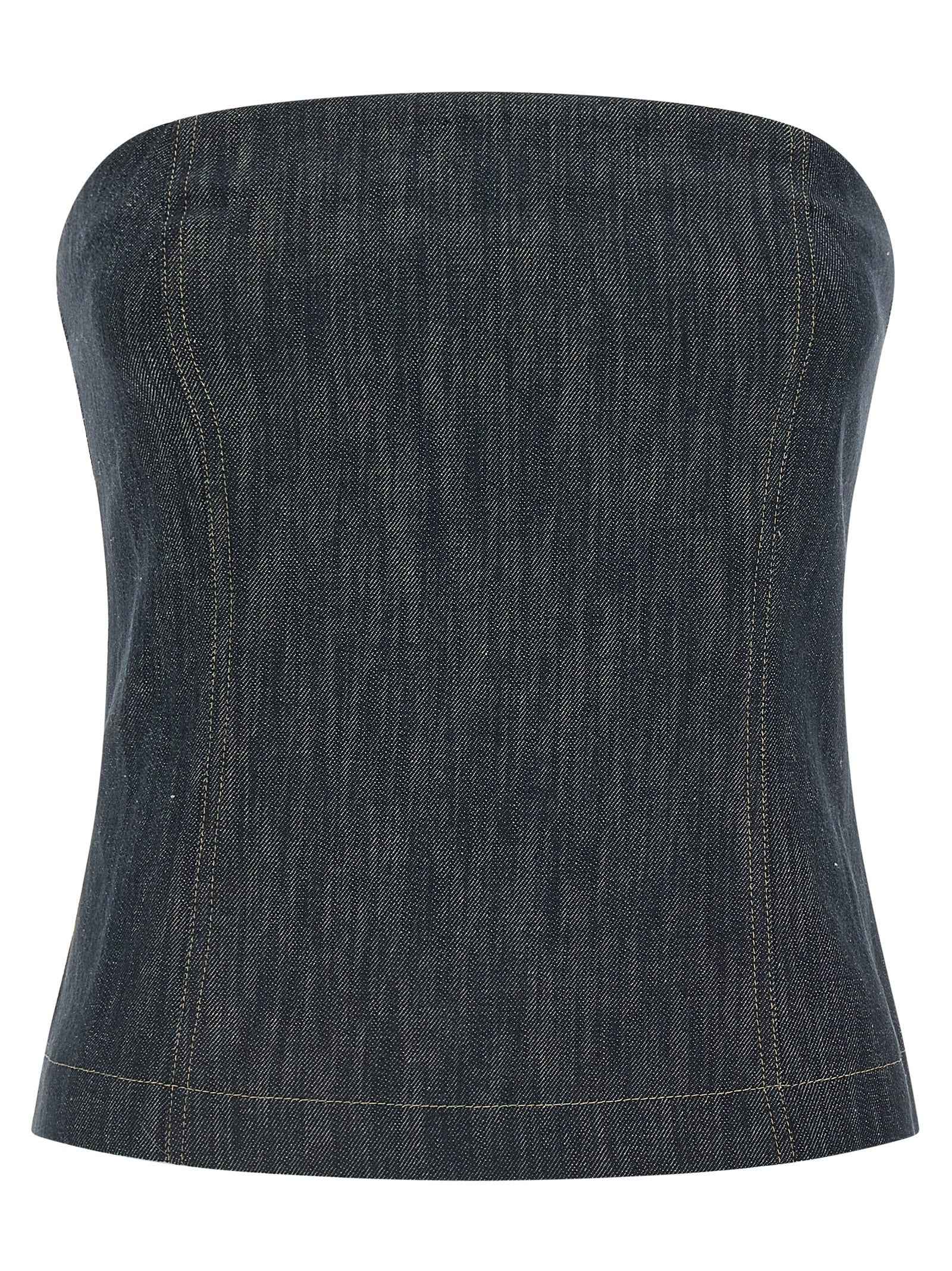 Brunello Cucinelli Blue Denim Shirt