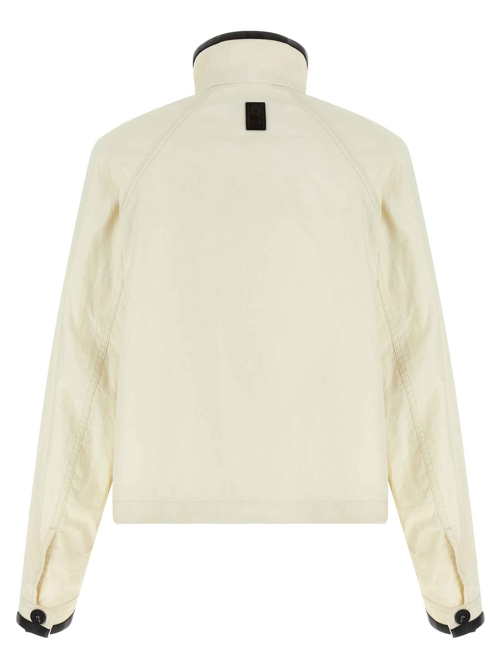 Ferragamo White Linen Full-Length Jacket