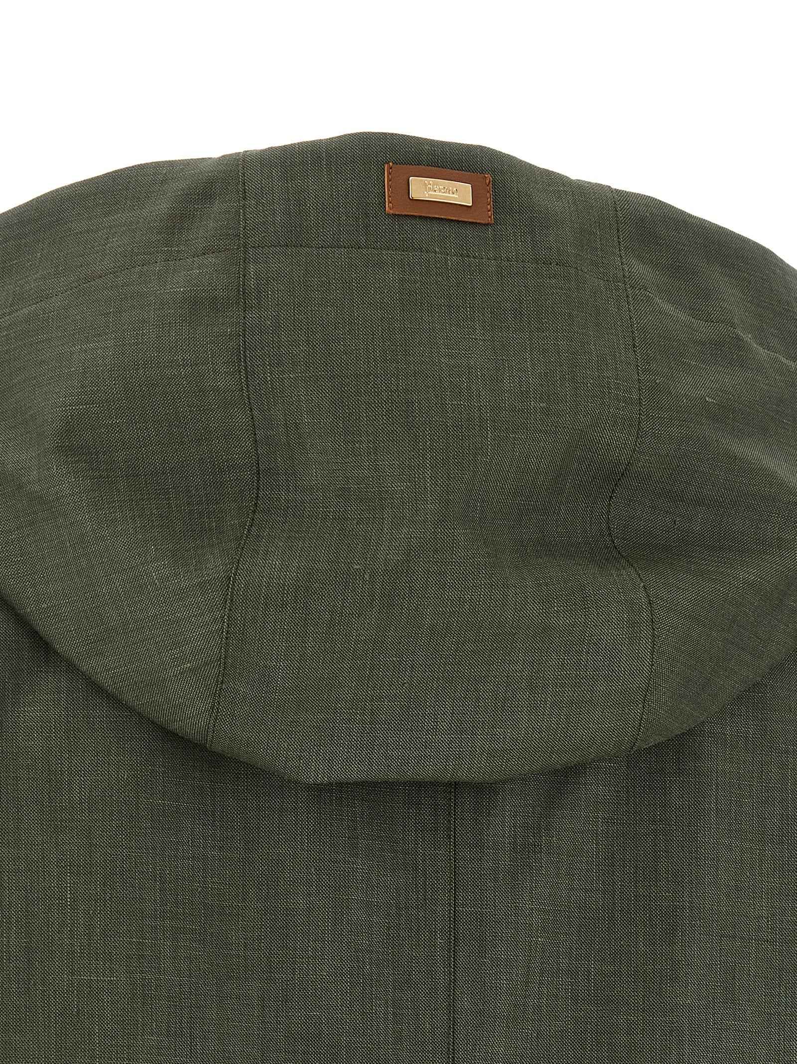 Herno Bicolor Linen Coat