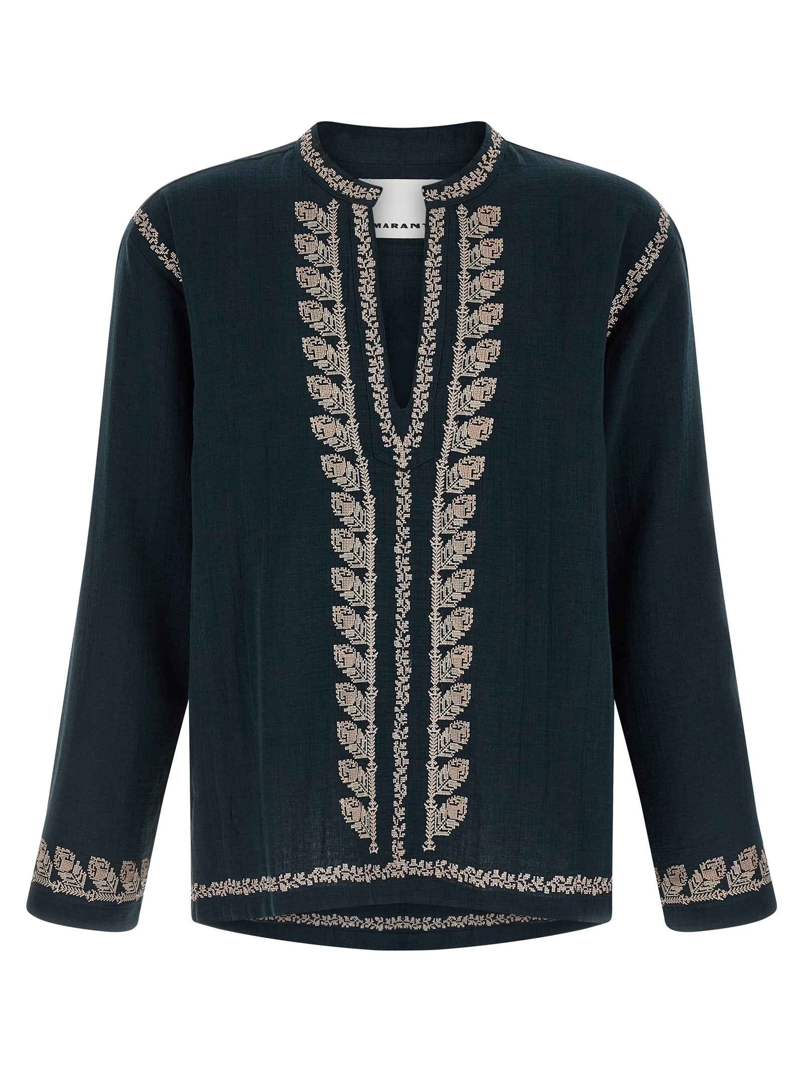 Isabel Marant Blue Cotton Blouse