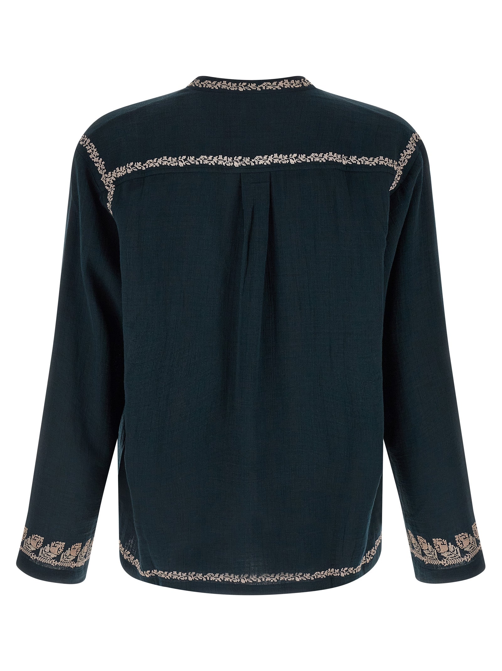 Isabel Marant Blue Cotton Blouse