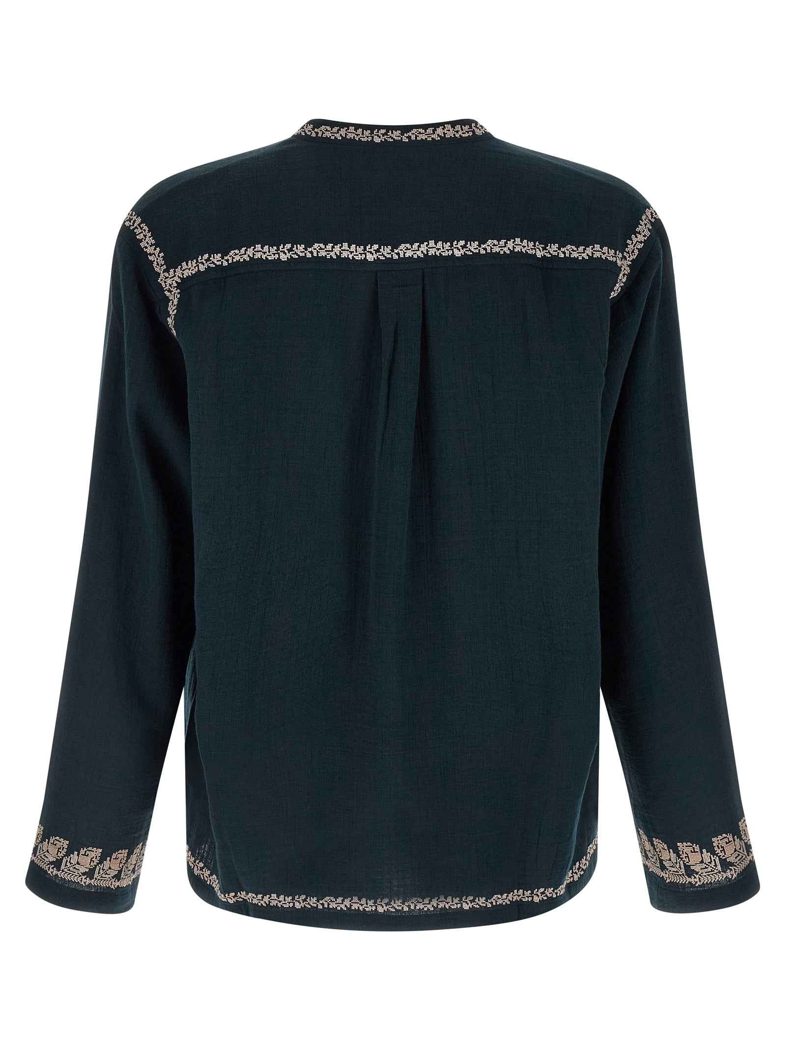 Isabel Marant Blue Cotton Blouse