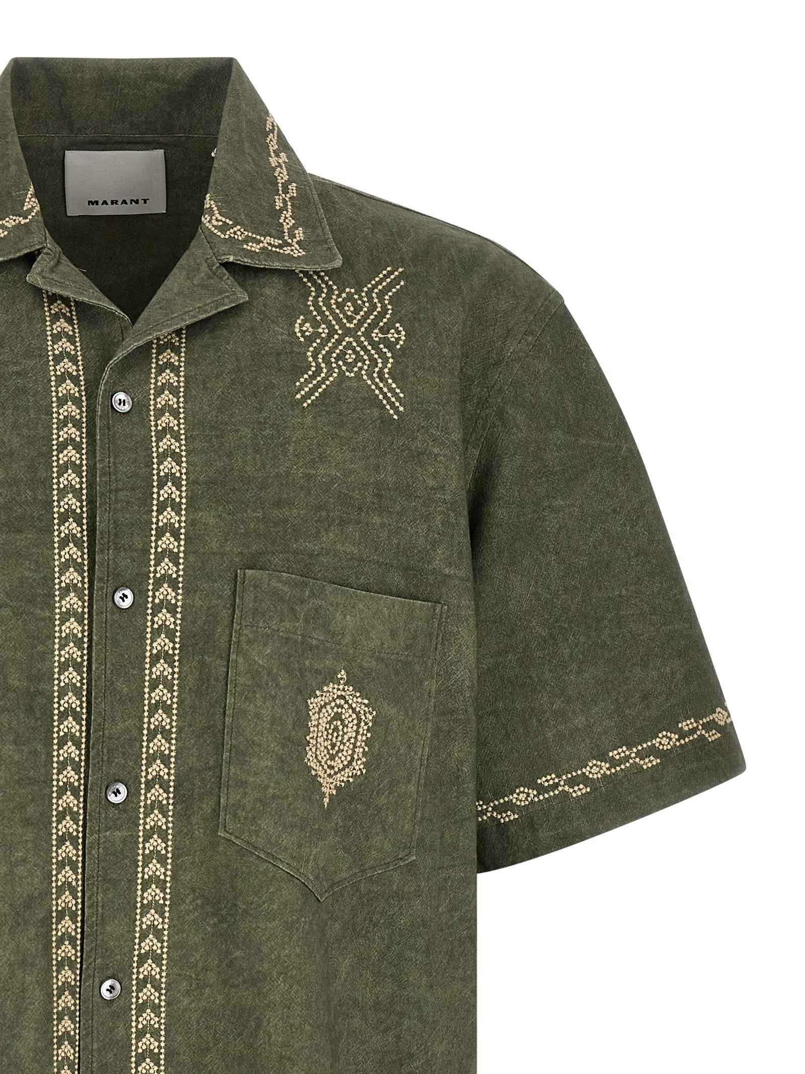 Isabel Marant Bicolor Cotton Blouse