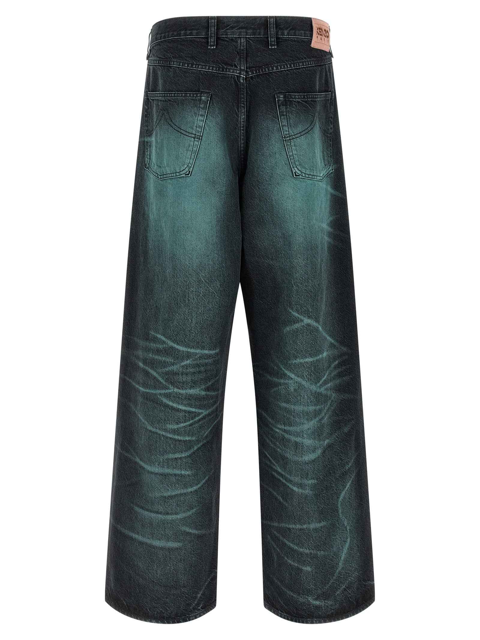Kenzo Blue Cotton Jeans Denim
