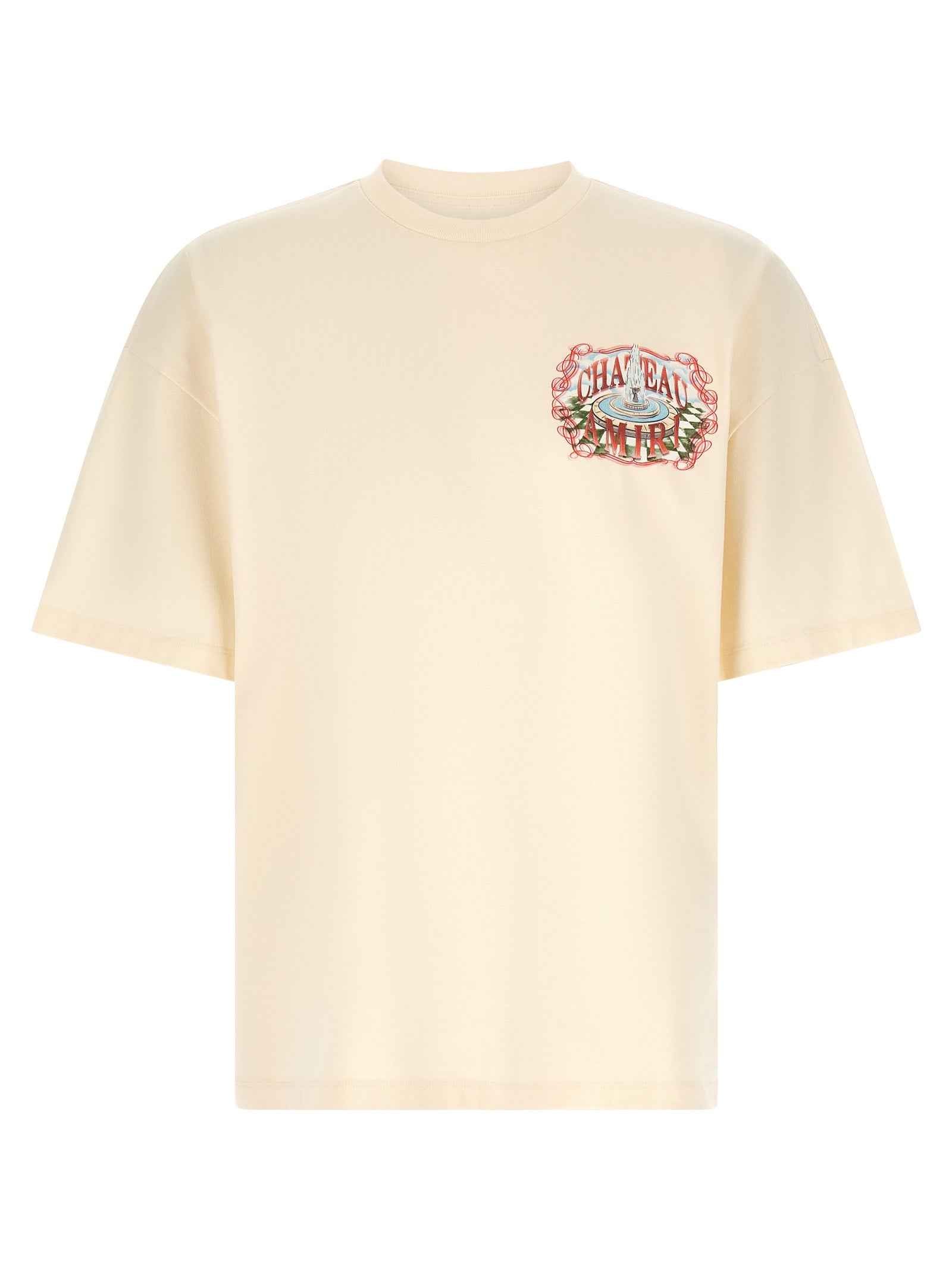 Amiri Beige Cotton T-Shirt
