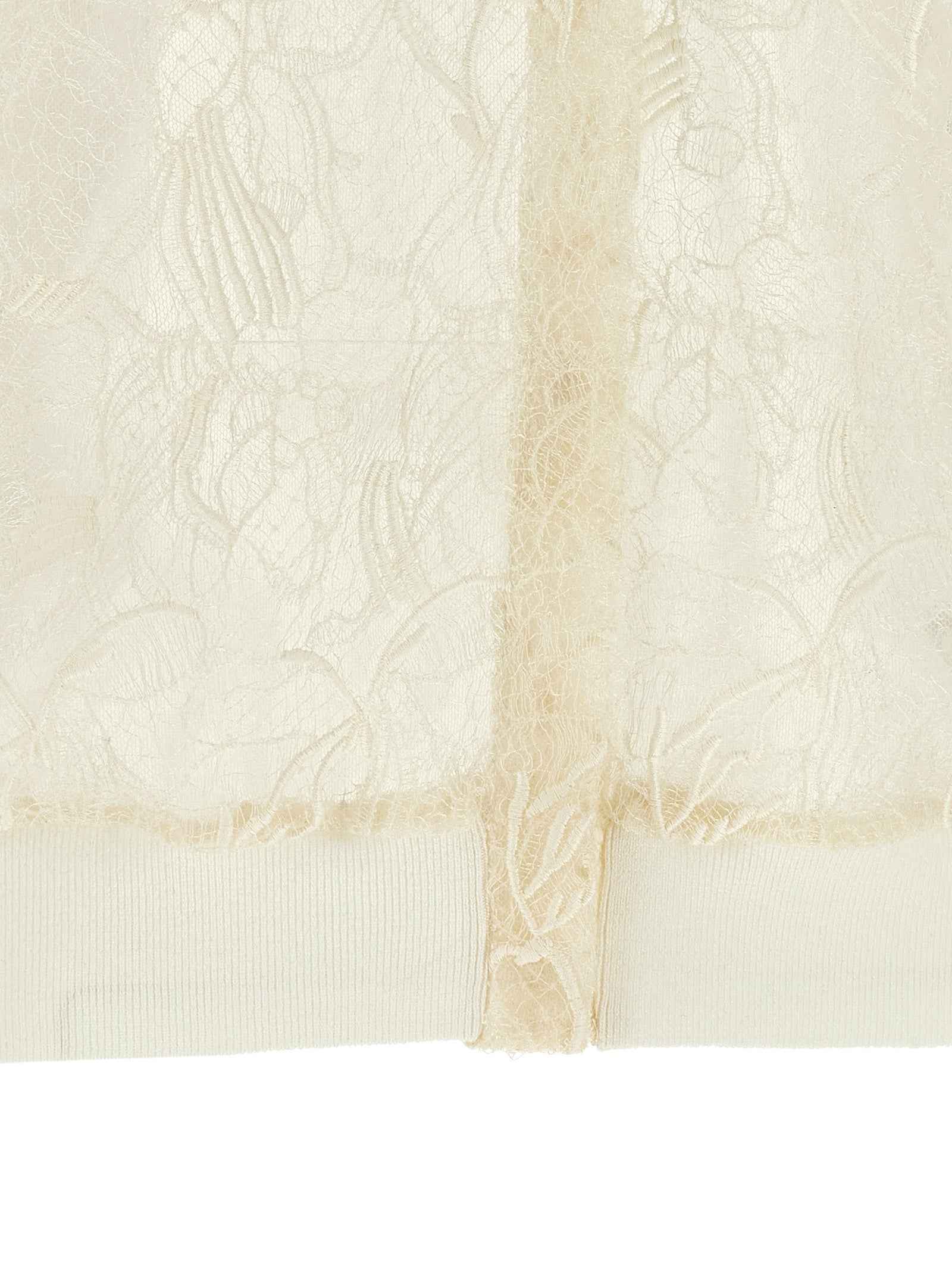Fabiana Filippi Beige Silk Cardigan