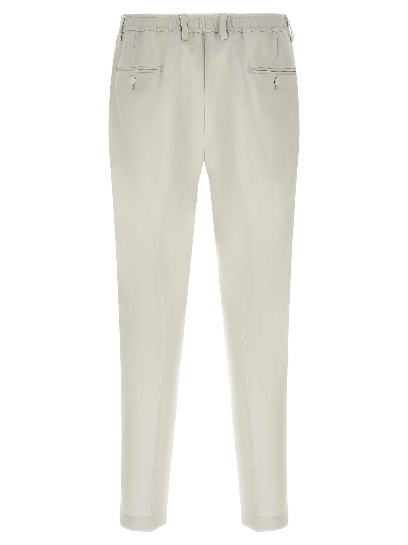 Dolce & Gabbana Beige Virgin Wool Dress Pants