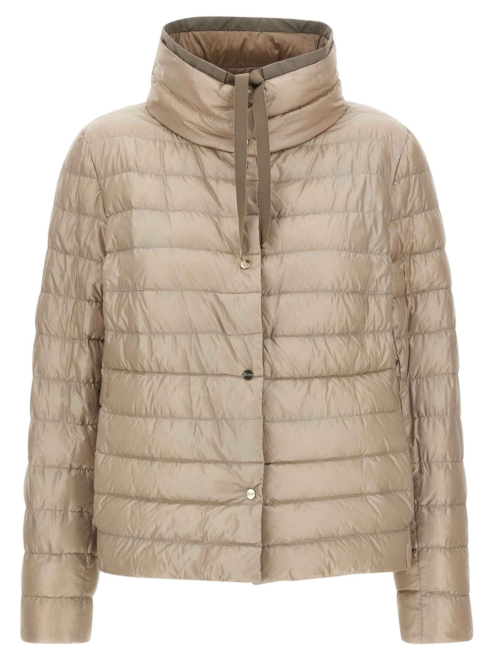 Herno Brown Polyamide Full-Length Jacket