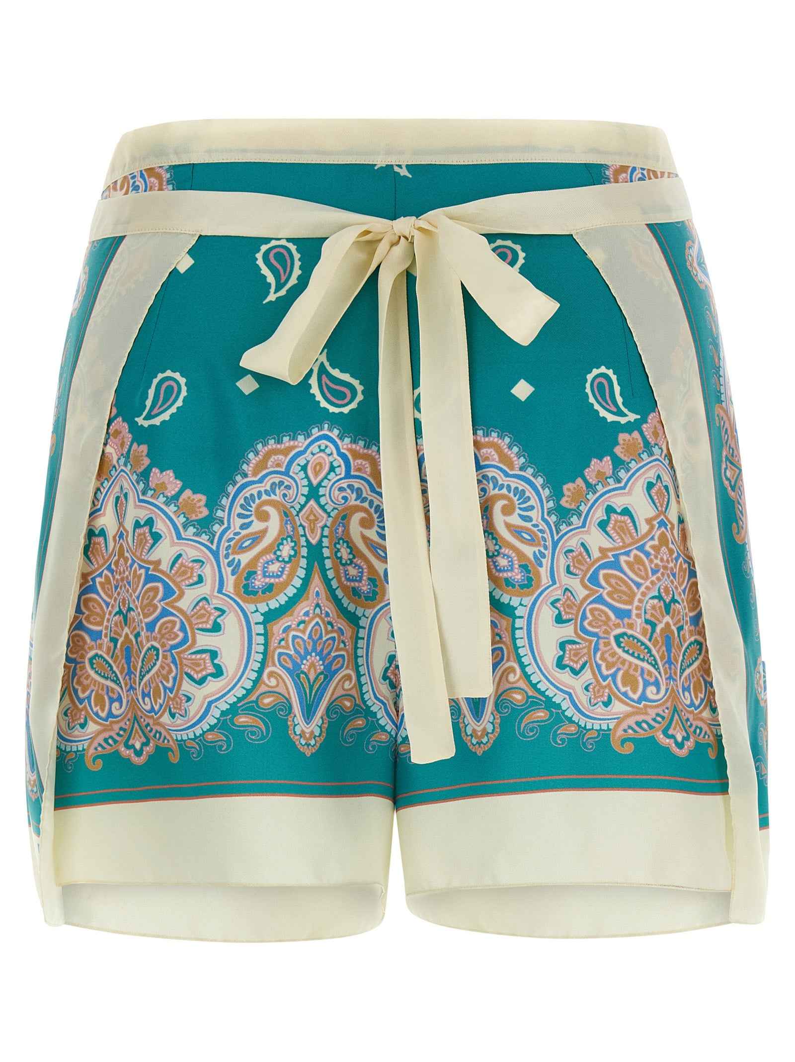 PINKO Multicolor Viscose Shorts