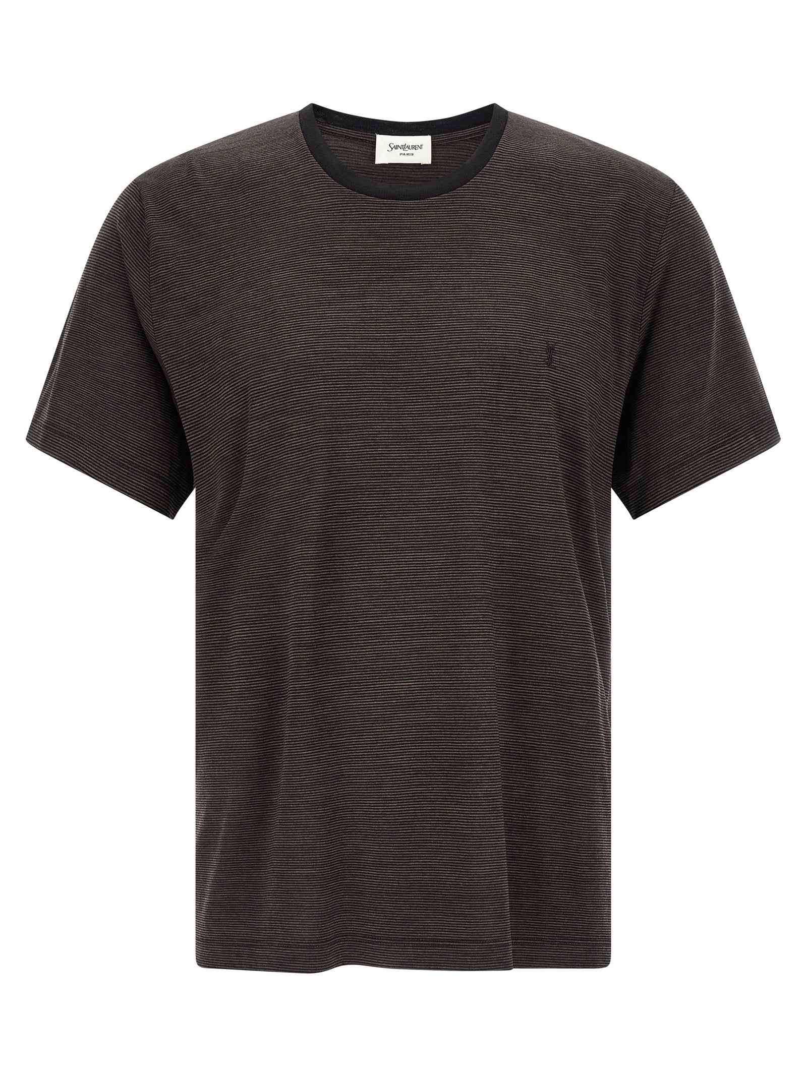 Saint Laurent Brown Wool T-Shirt