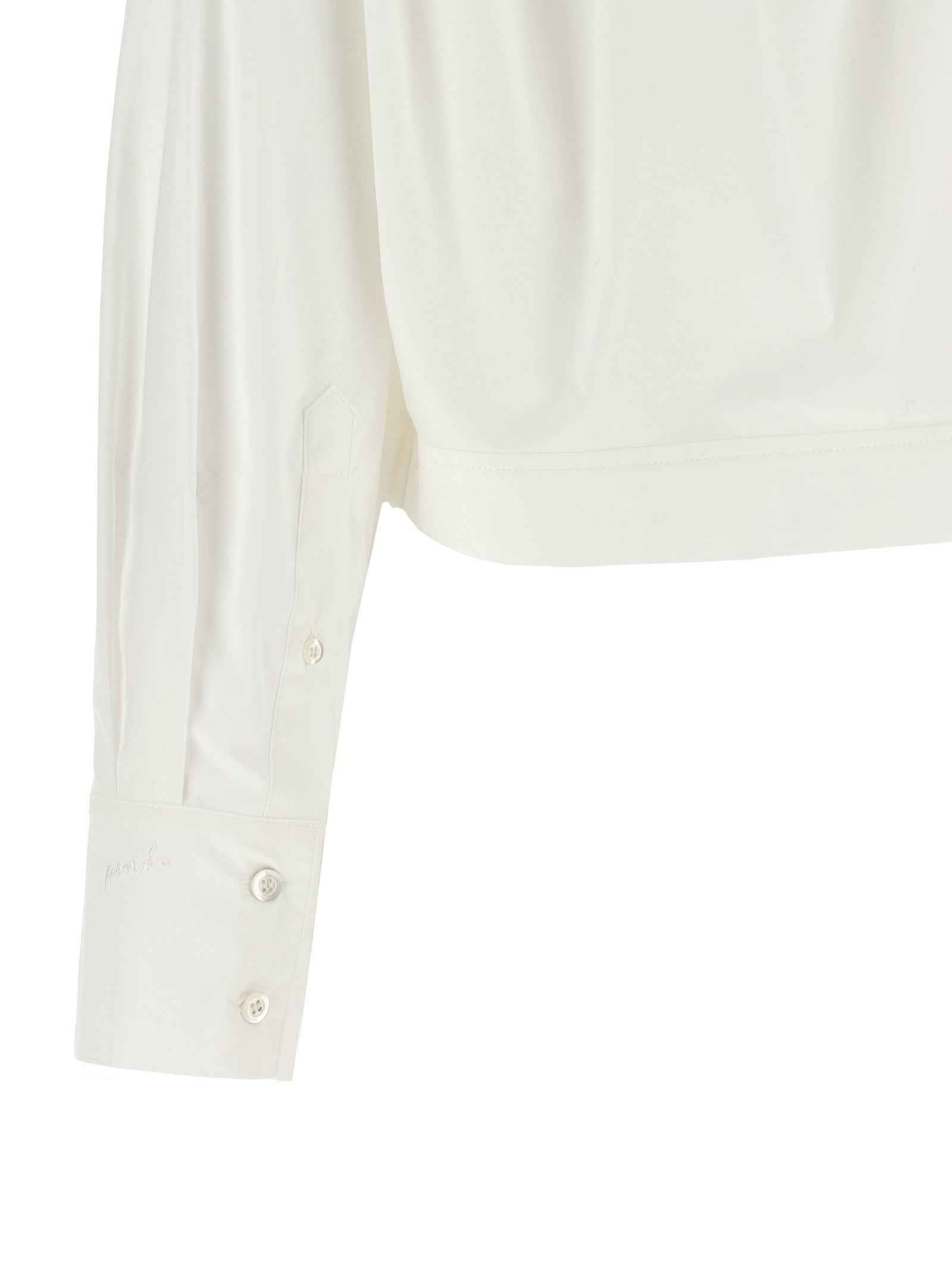PINKO White Cotton Blouse