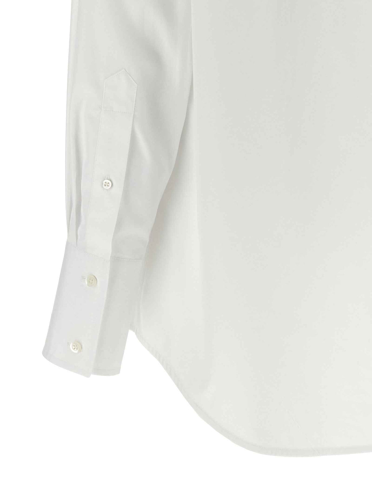Maison Margiela White Cotton Blouse