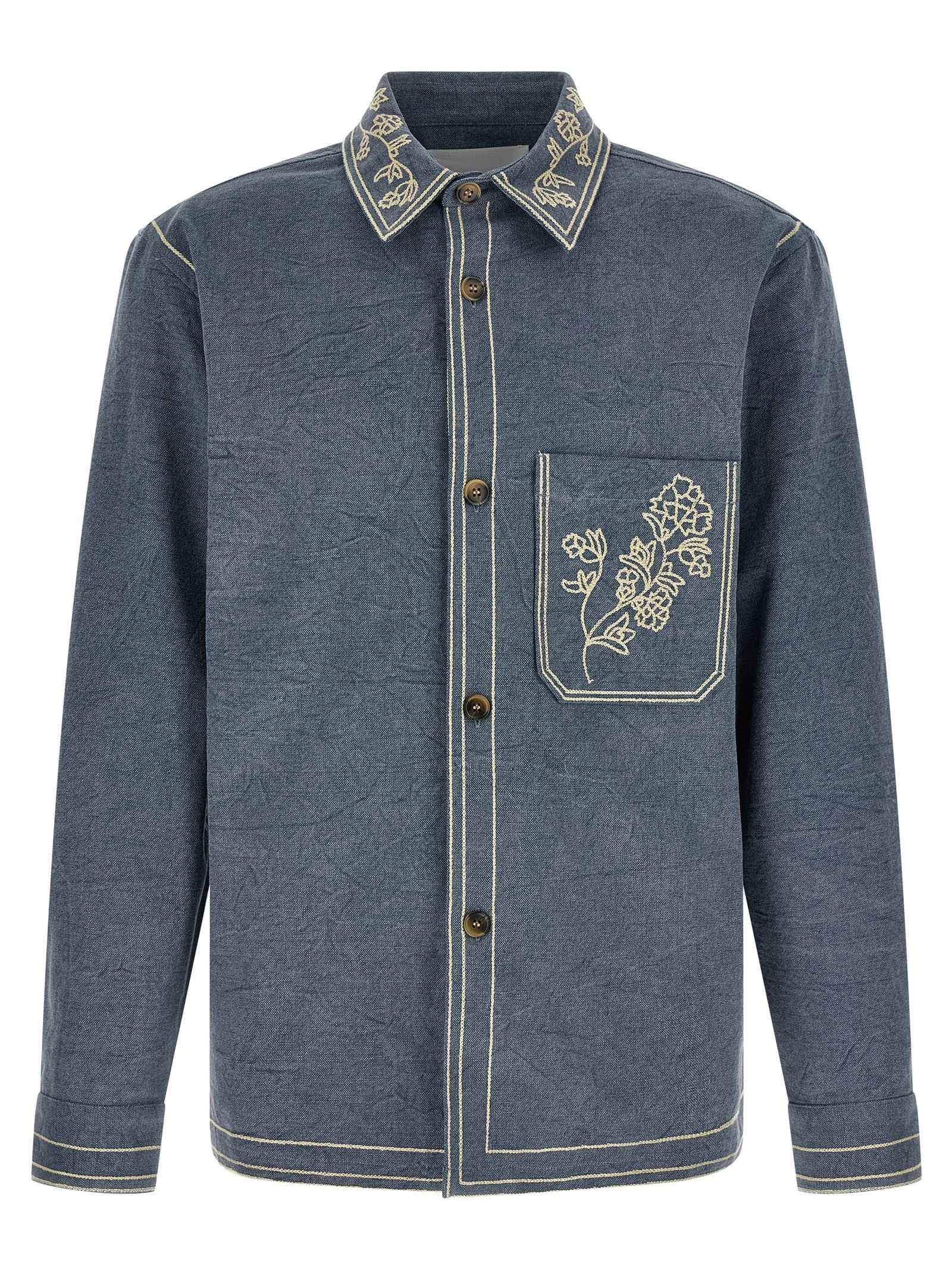 Isabel Marant Blue Cotton Blouse