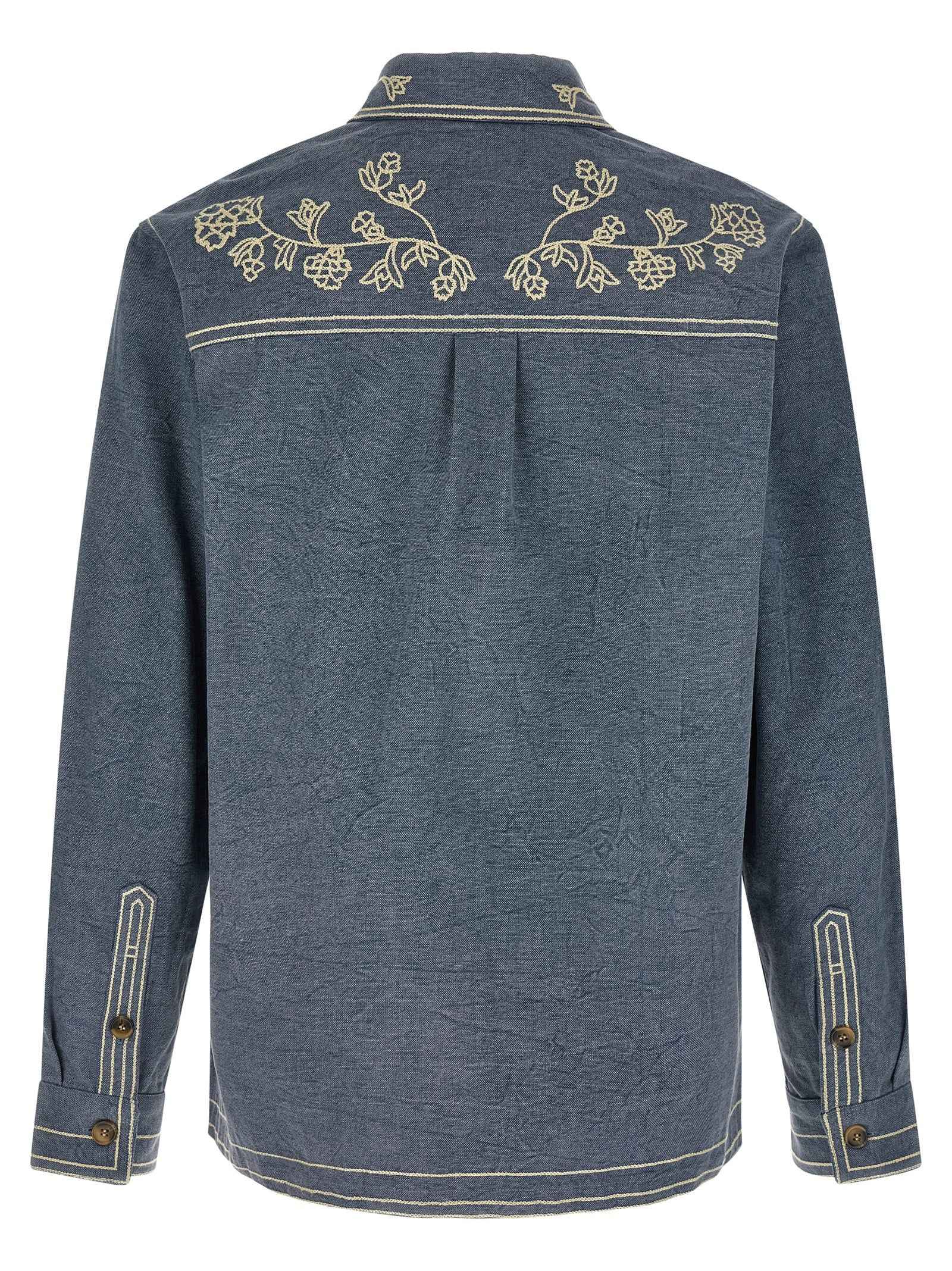 Isabel Marant Blue Cotton Blouse
