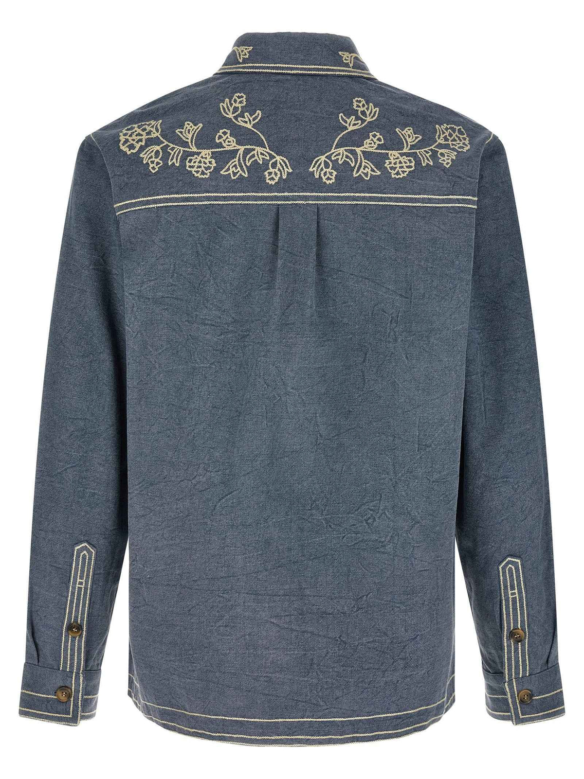 Isabel Marant Blue Cotton Blouse