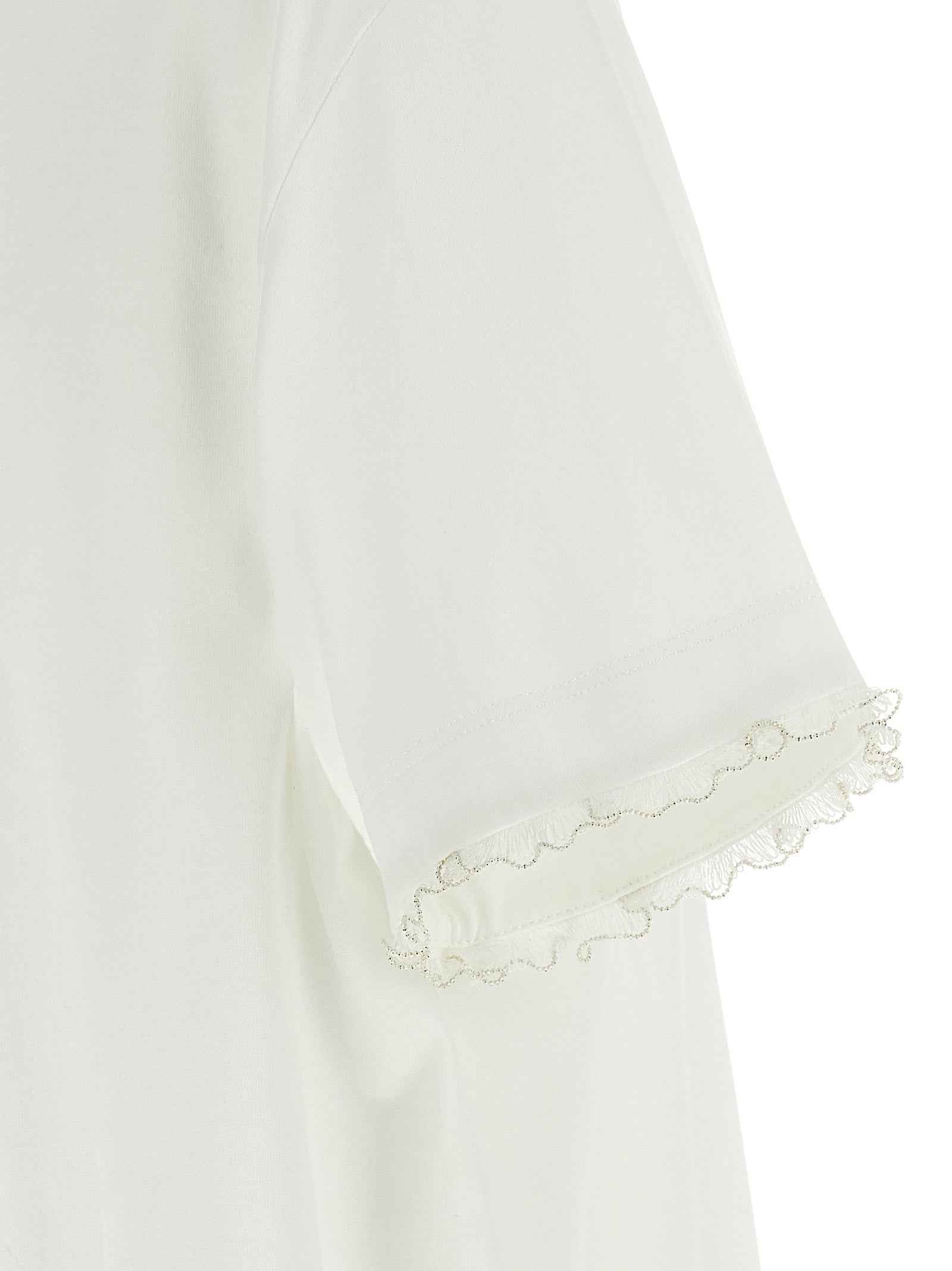 Fabiana Filippi White Cotton T-Shirt