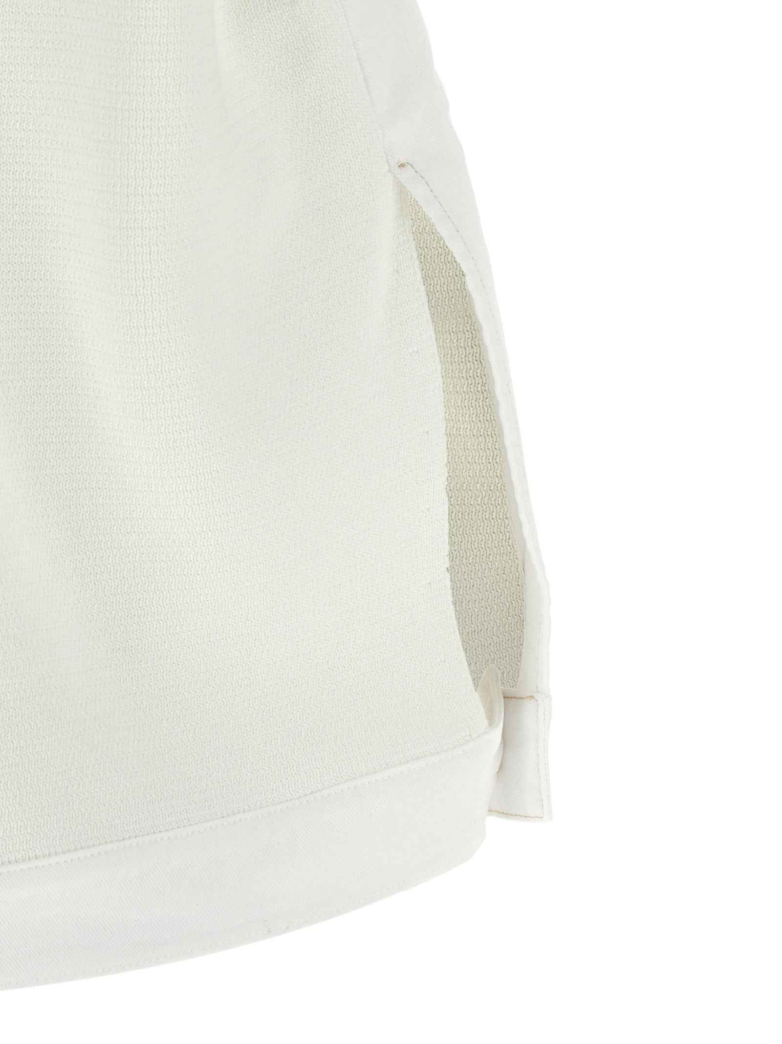 Fabiana Filippi White Cotton Sleeveless Jacket