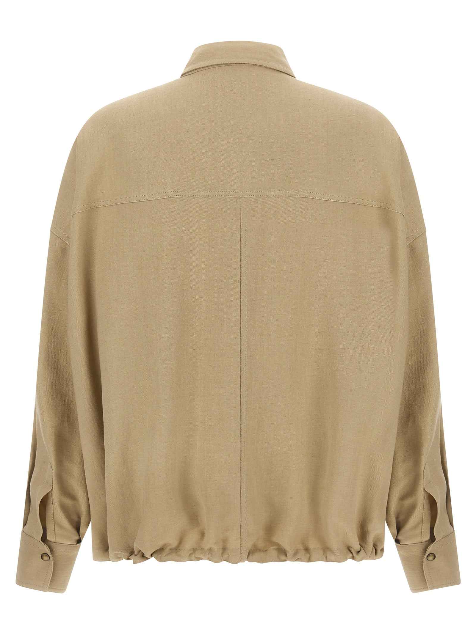 Brunello Cucinelli Beige Viscose Blouse