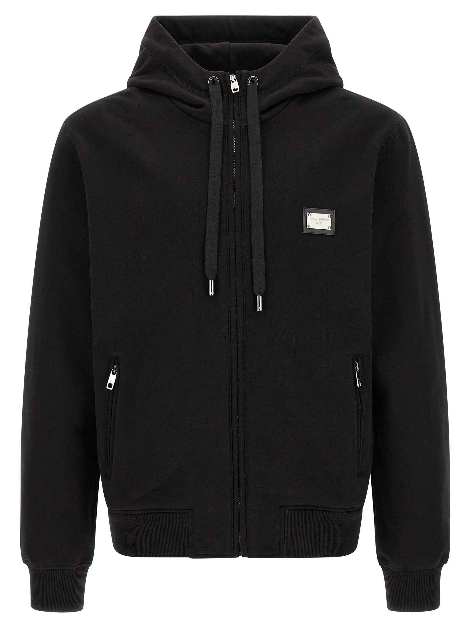 Dolce & Gabbana Black Cotton Sweatshirt