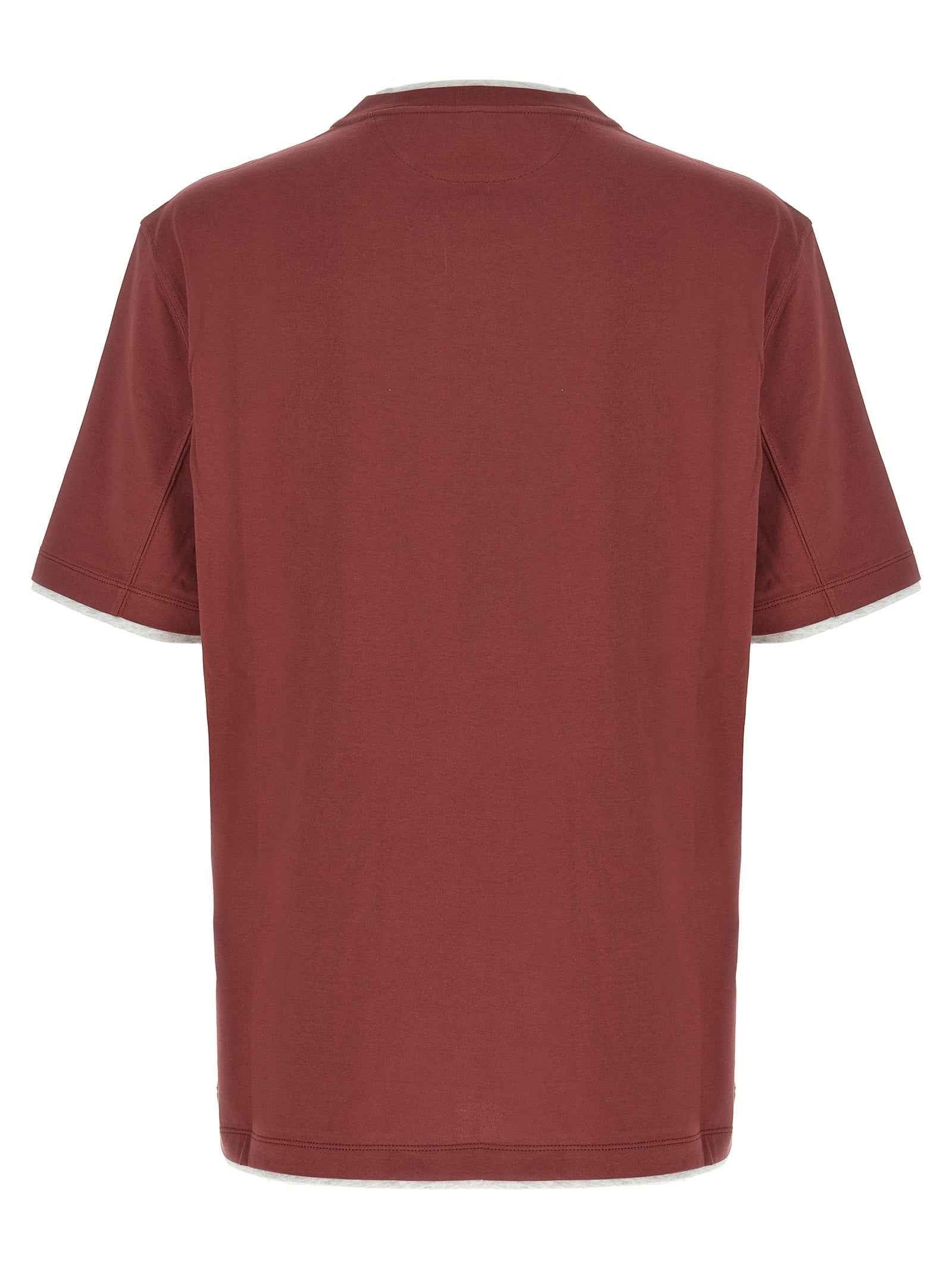 Brunello Cucinelli Multicolor Cotton T-Shirt