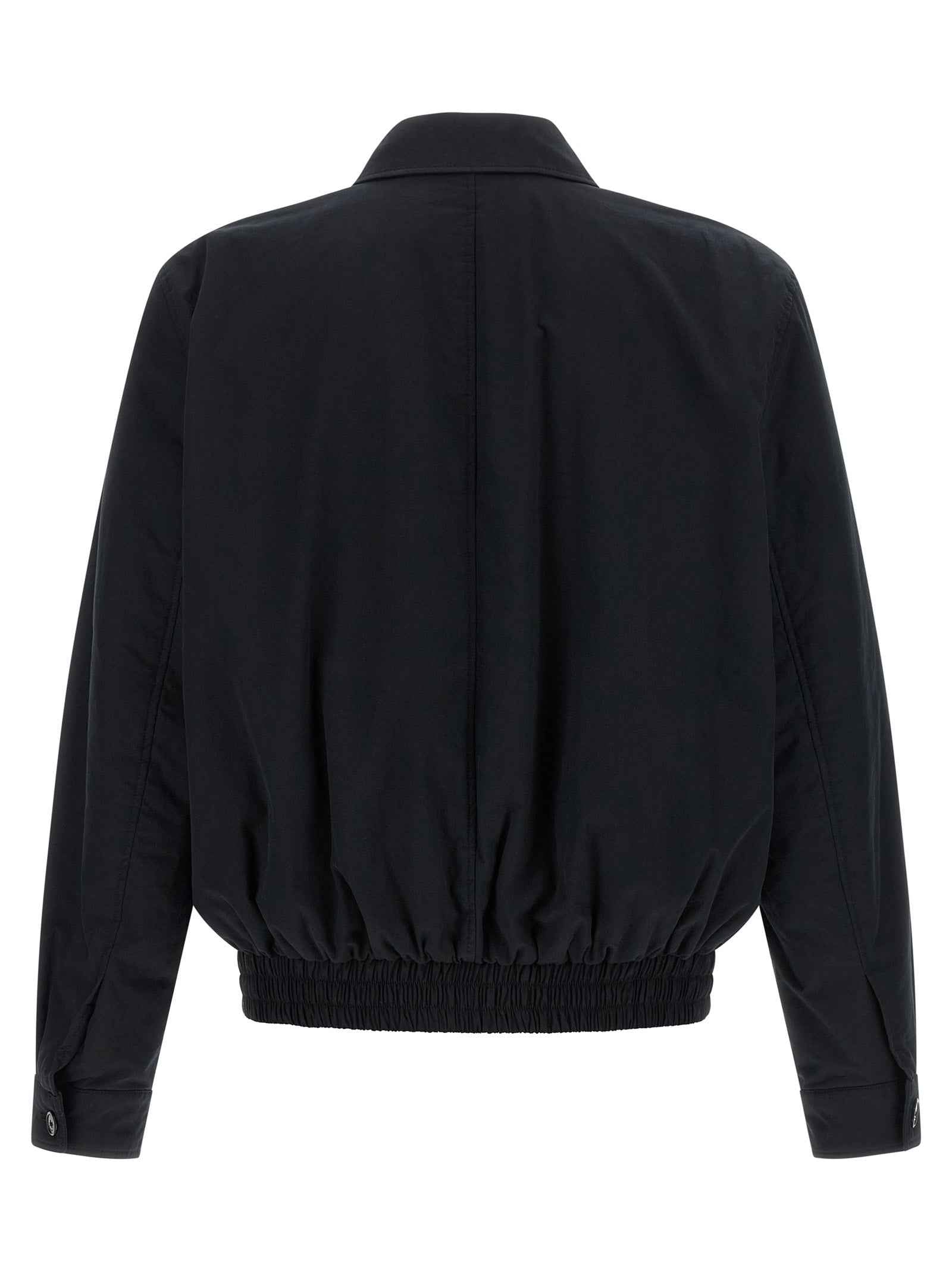 Saint Laurent Black Cotton Shell Jacket