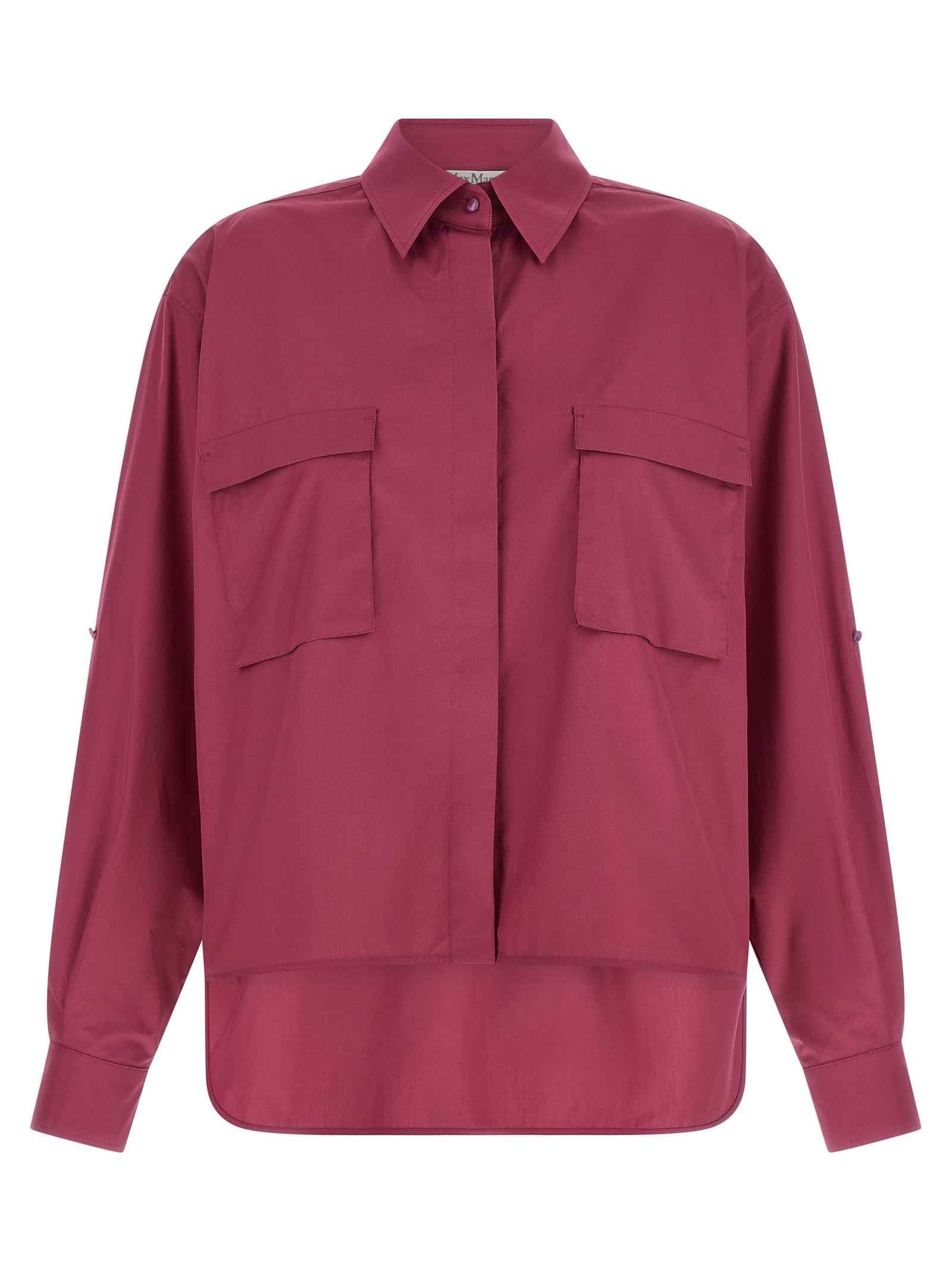 Max Mara Fuchsia Cotton Blouse
