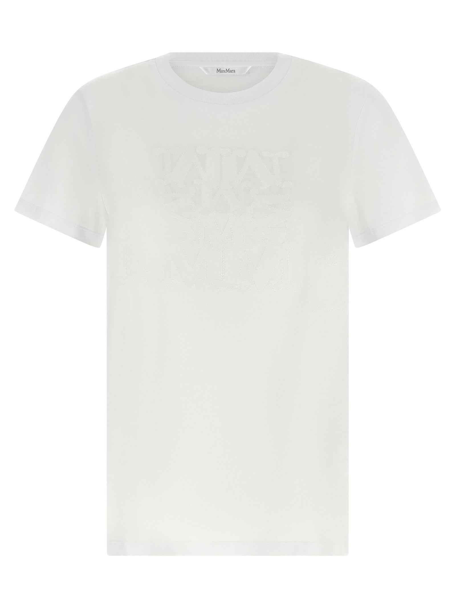 Max Mara White Cotton T-Shirt