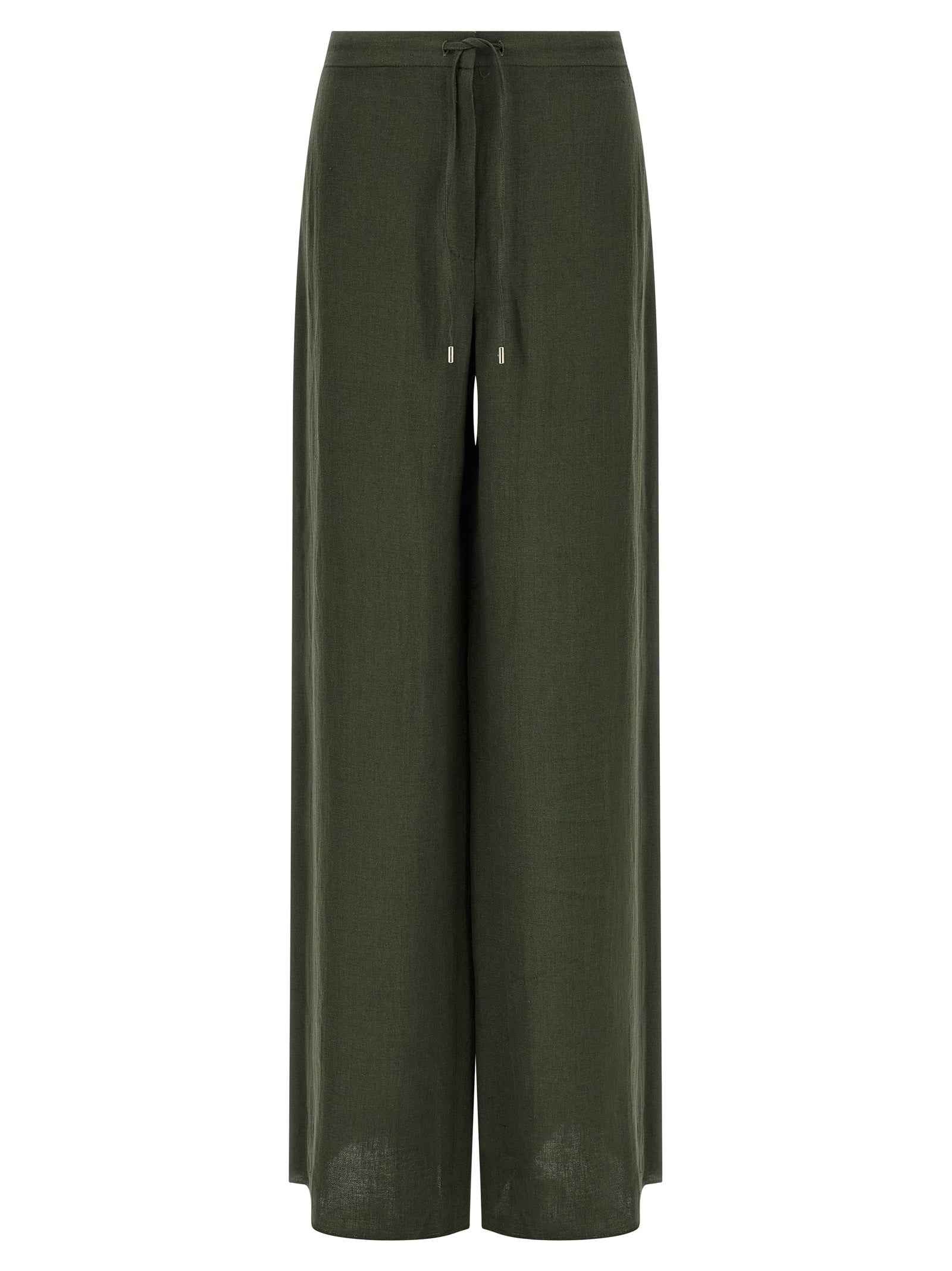 Max Mara Bicolor Linen Casual Pants