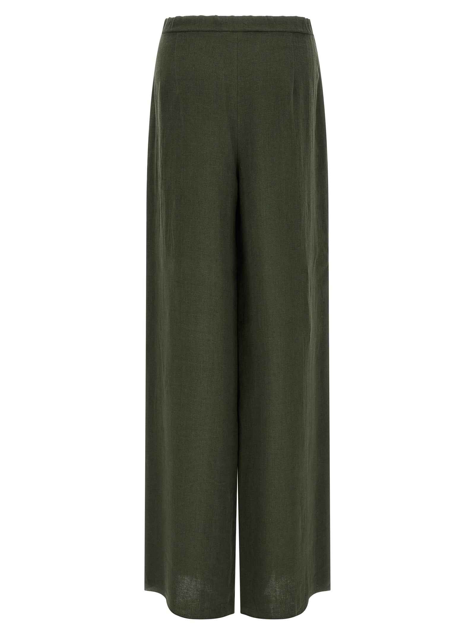 Max Mara Bicolor Linen Casual Pants