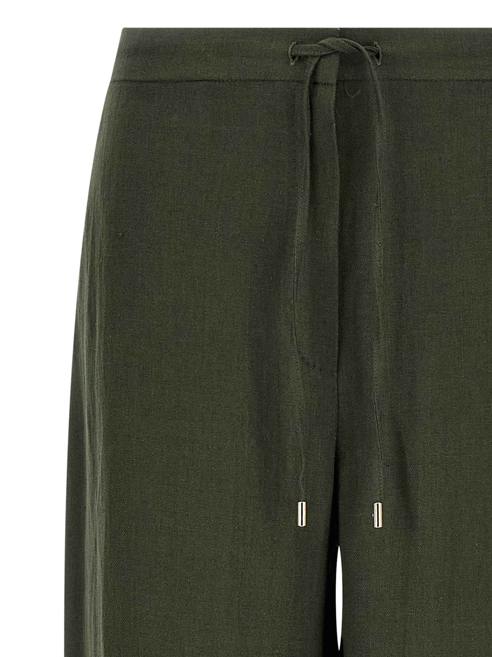 Max Mara Bicolor Linen Casual Pants
